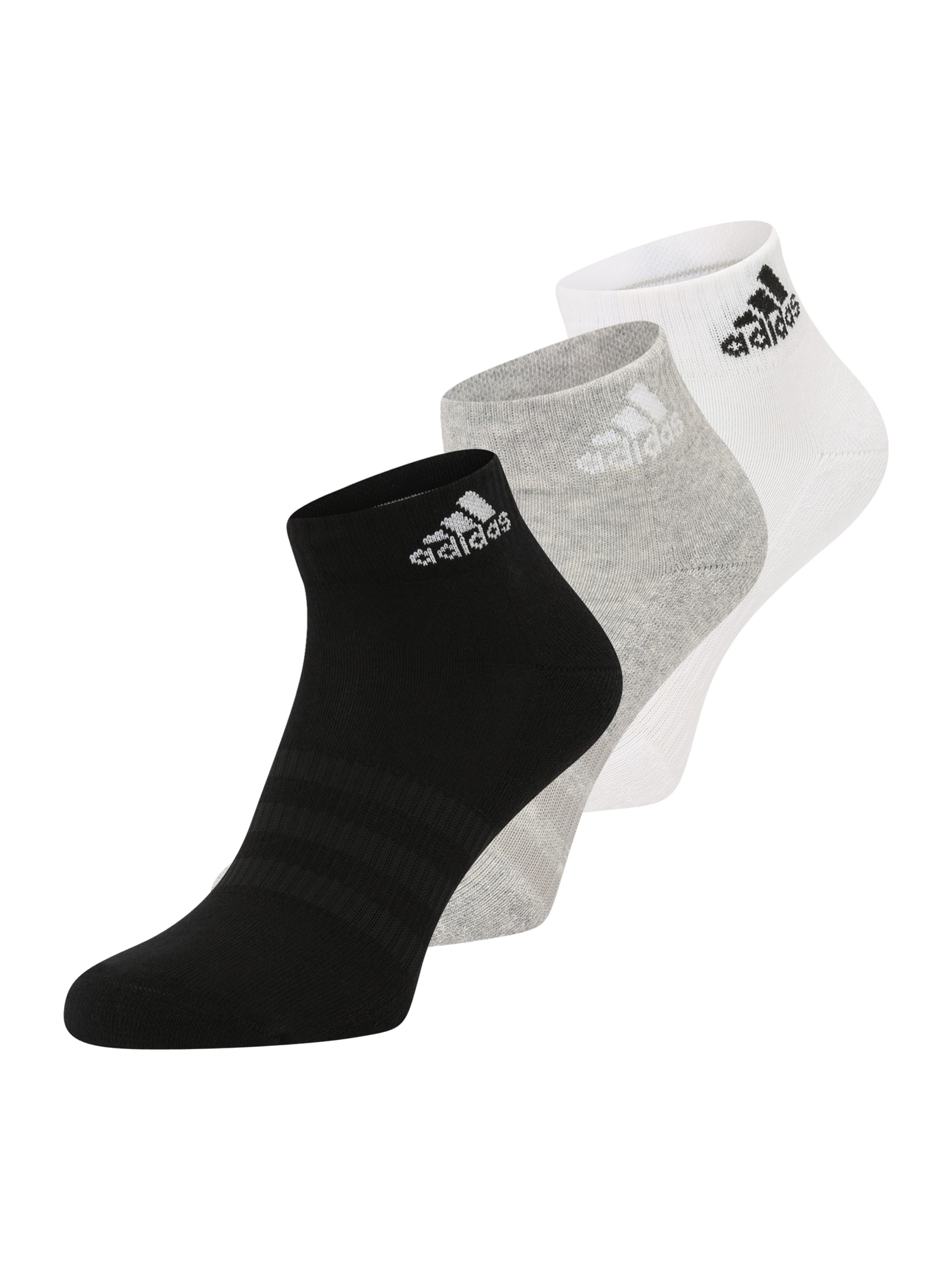 ADIDAS PERFORMANCE Športne nogavice  siva / črna / bela
