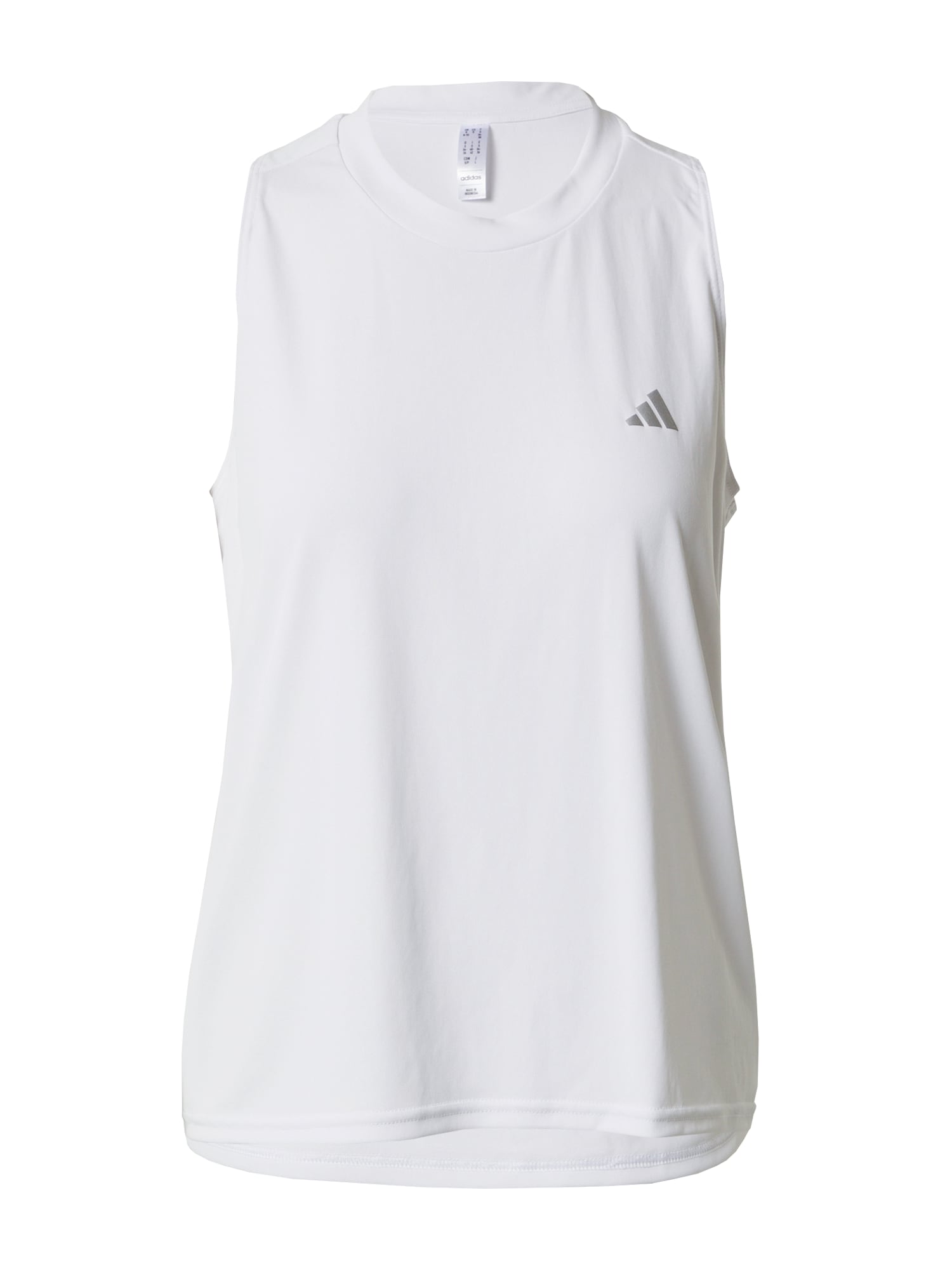 ADIDAS PERFORMANCE Športni top 'RUN IT'  srebrna / bela