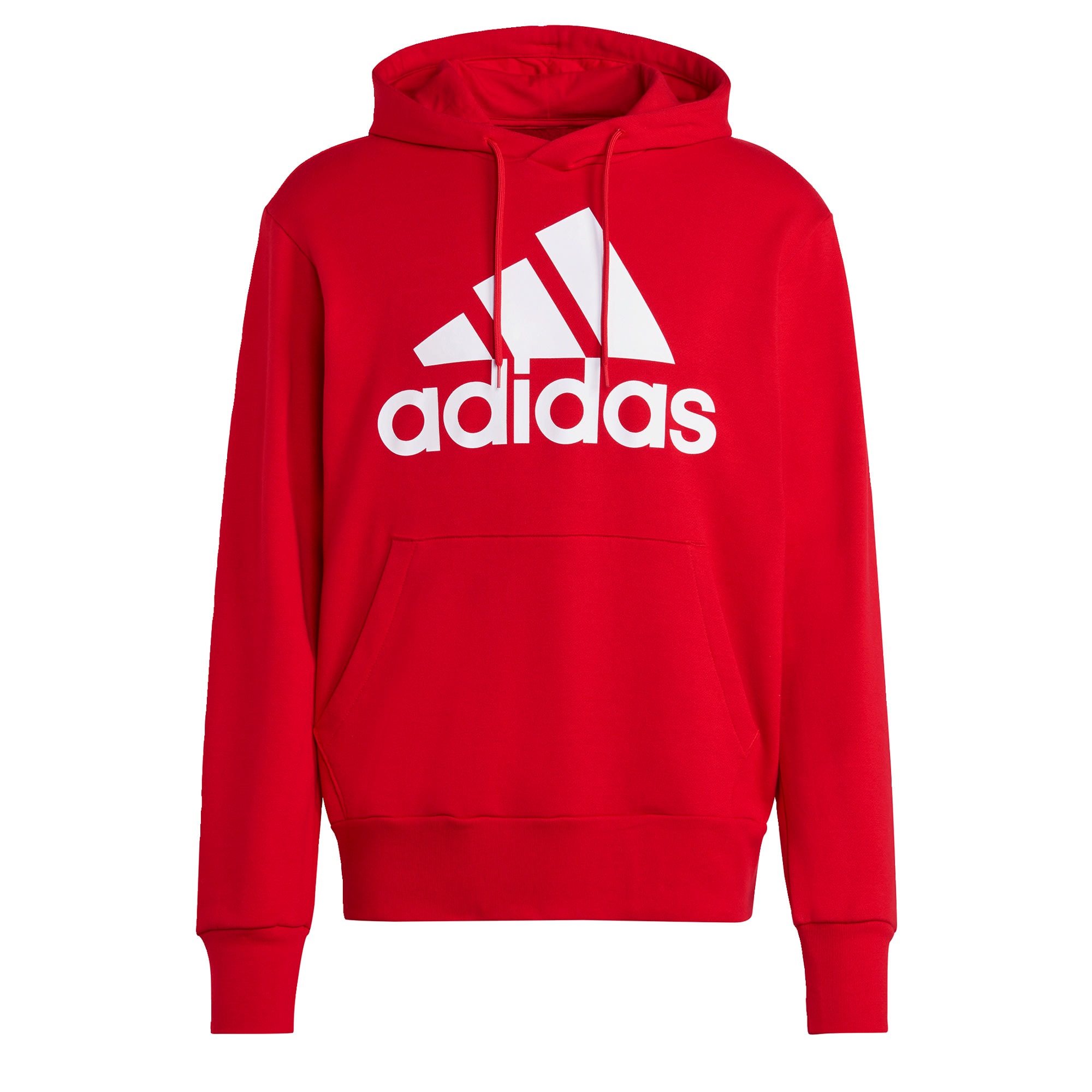 ADIDAS SPORTSWEAR Športna majica  rdeča / bela