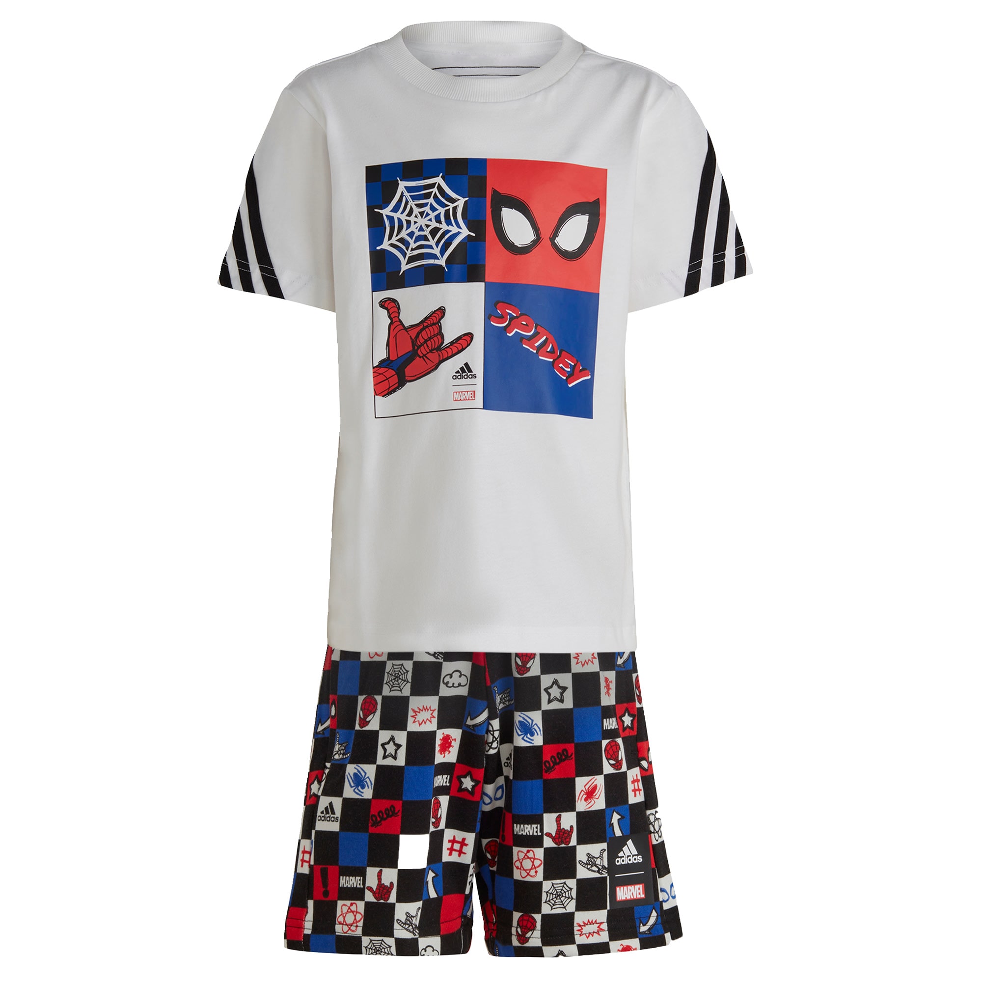 ADIDAS SPORTSWEAR Športna trenirka 'Marvel Spider-Man'  modra / rdeča / črna / bela