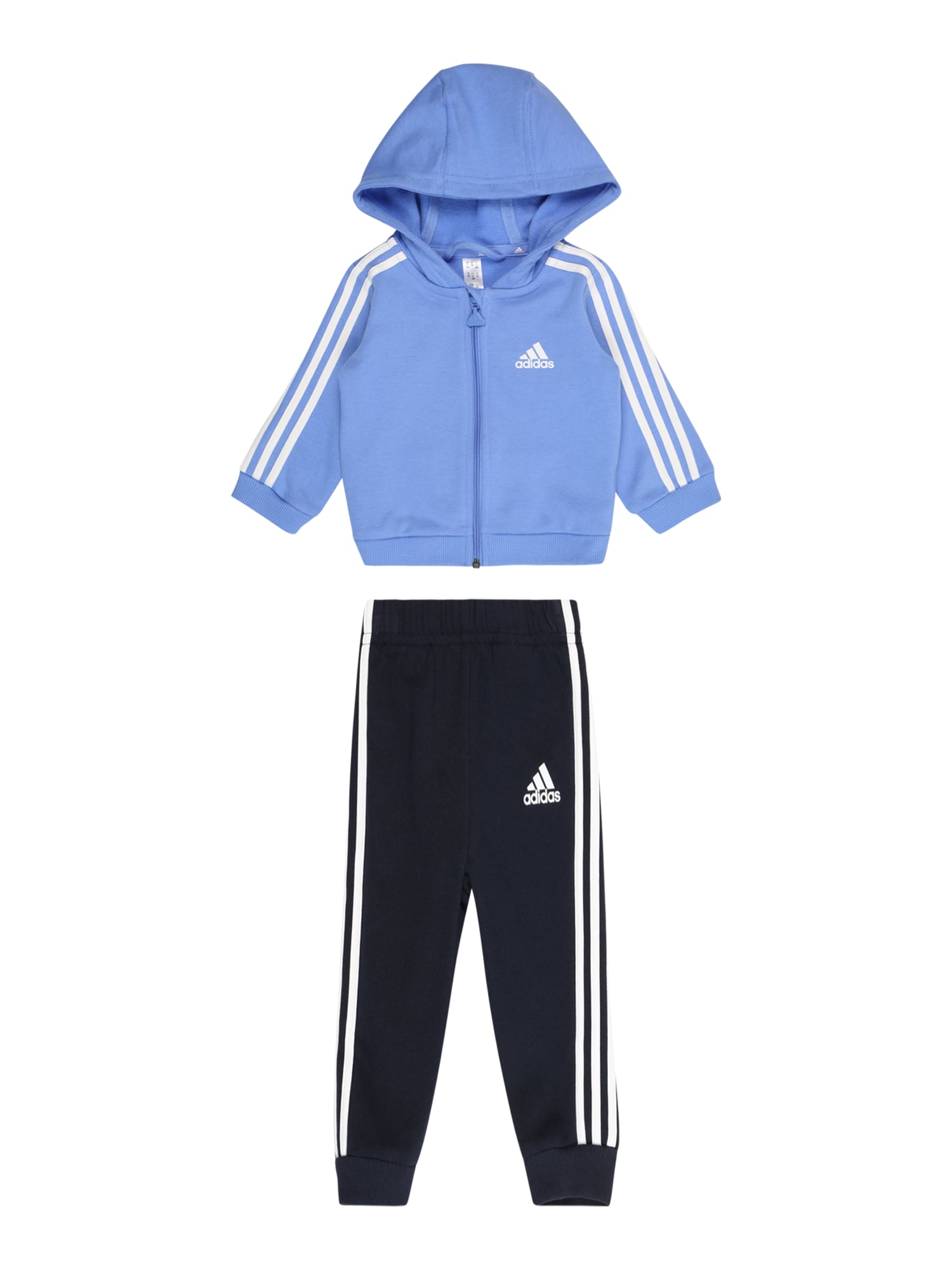 ADIDAS SPORTSWEAR Športna trenirka  svetlo modra / črna / bela