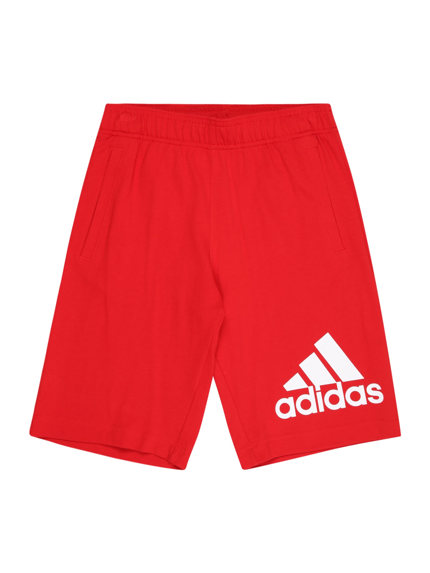 ADIDAS SPORTSWEAR Športne hlače  krvavo rdeča / bela