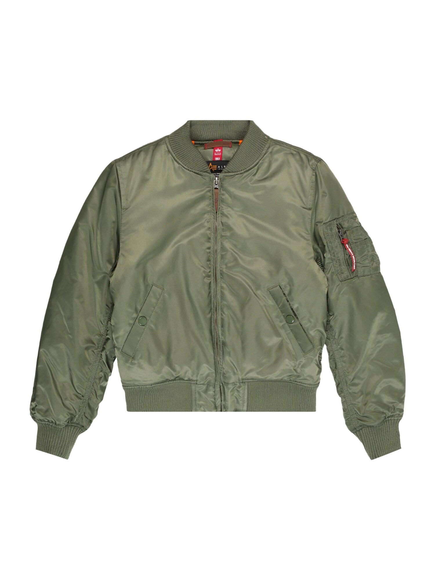 ALPHA INDUSTRIES Prehodna jakna  pastelno zelena