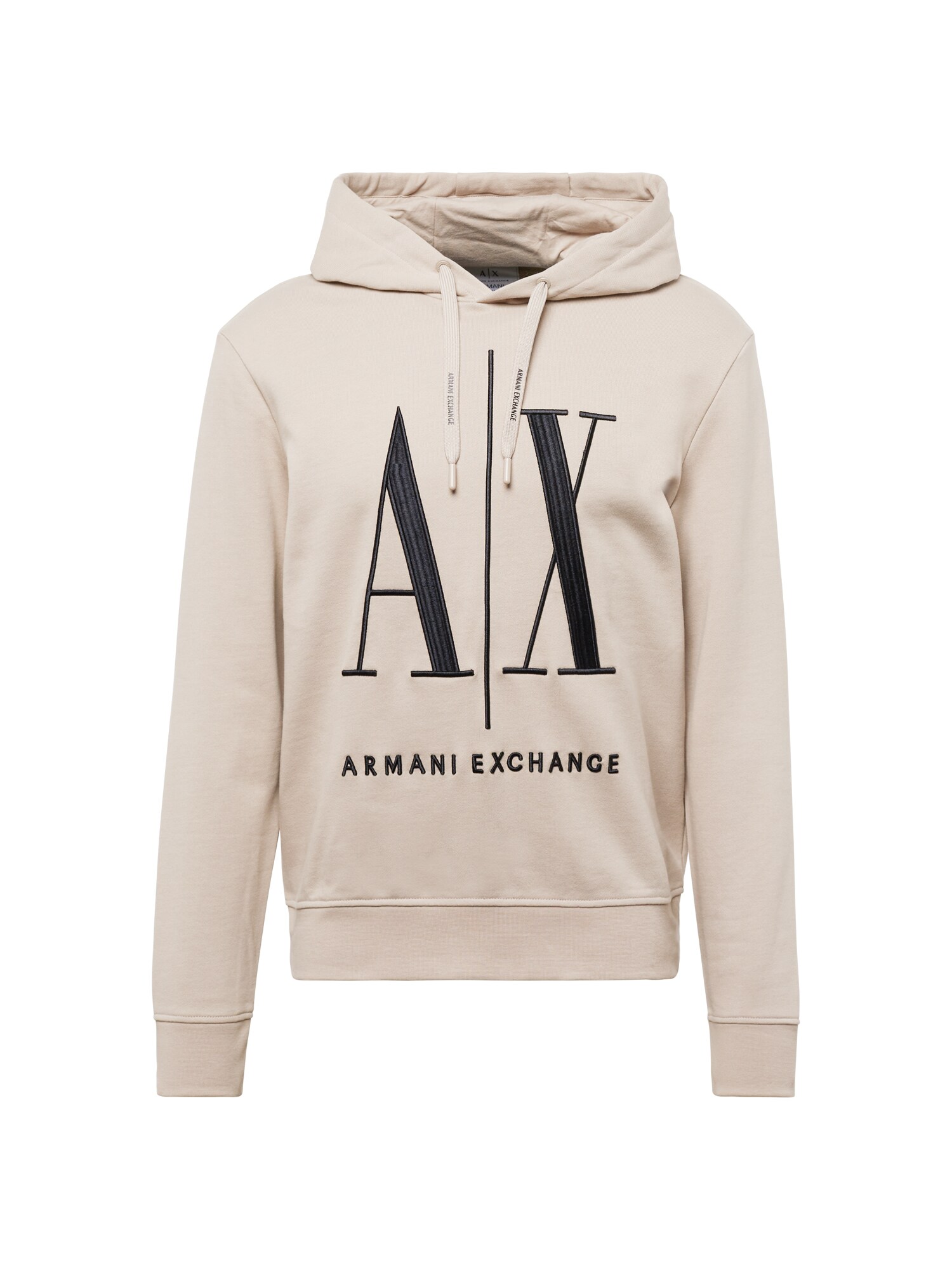 ARMANI EXCHANGE Majica  bež / črna