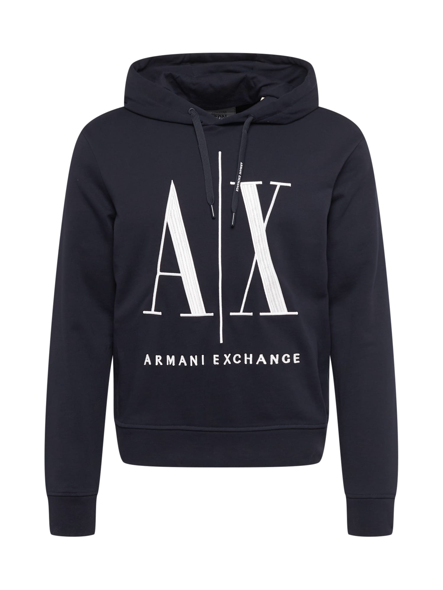 ARMANI EXCHANGE Majica  mornarska / bela