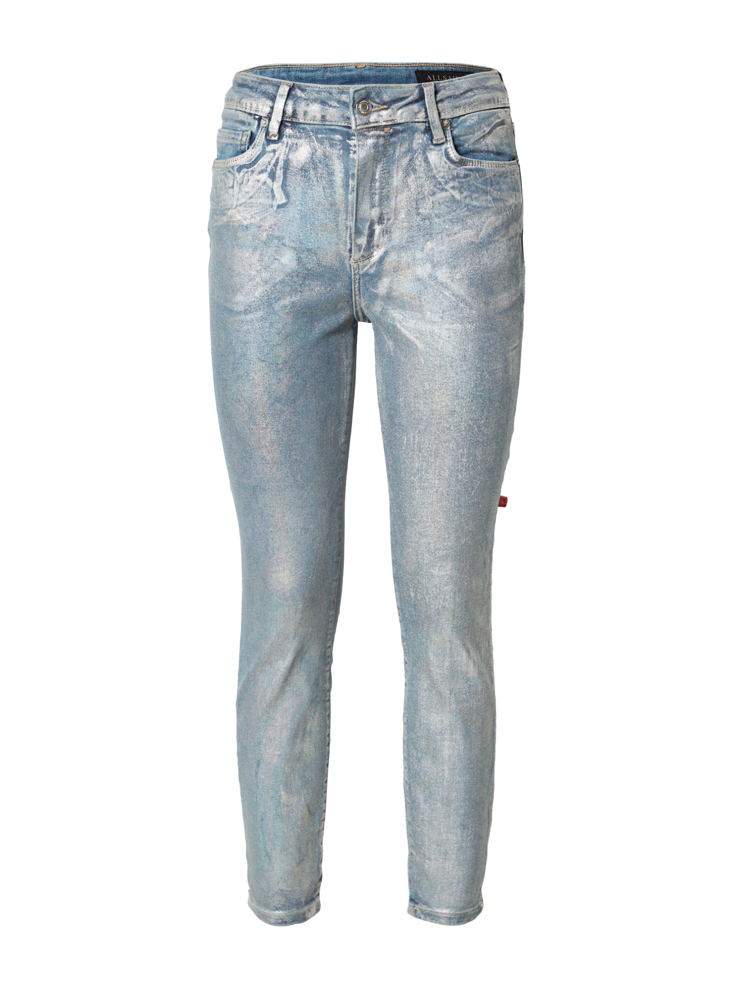 AllSaints Kavbojke 'DAX'  moder denim / srebrno-siva