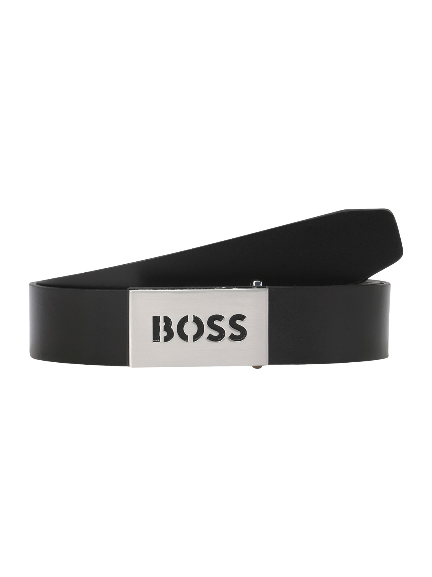 BOSS Black Pas 'BOSS_Icon-Cut_Sz35'  črna / srebrna