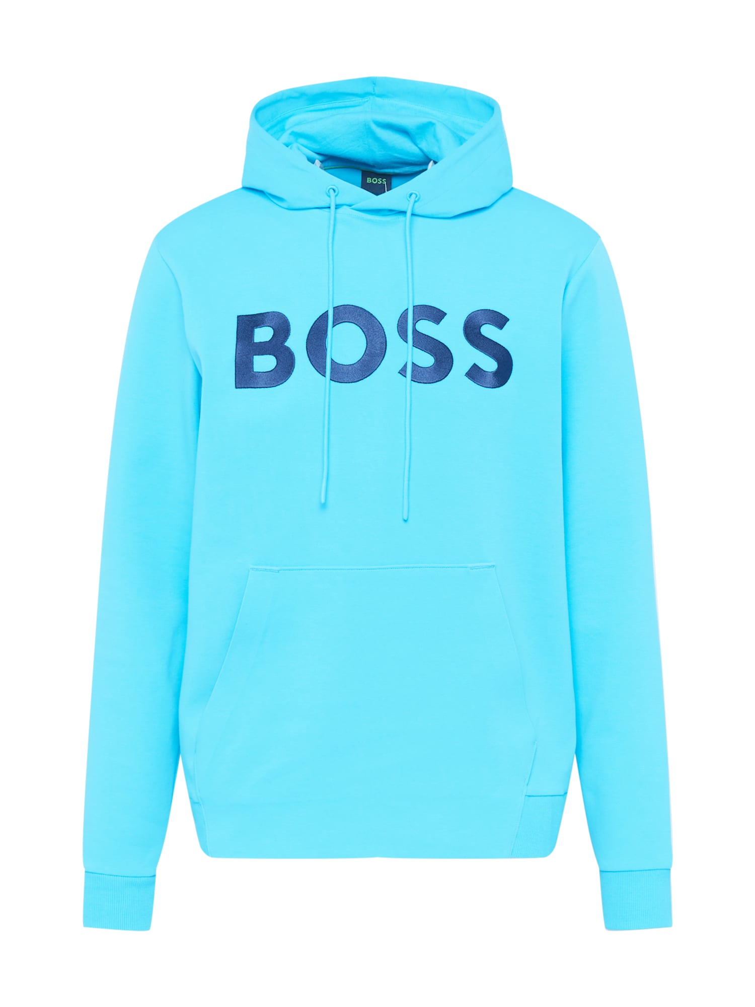 BOSS Green Majica 'Soody 1'  mornarska / neonsko modra