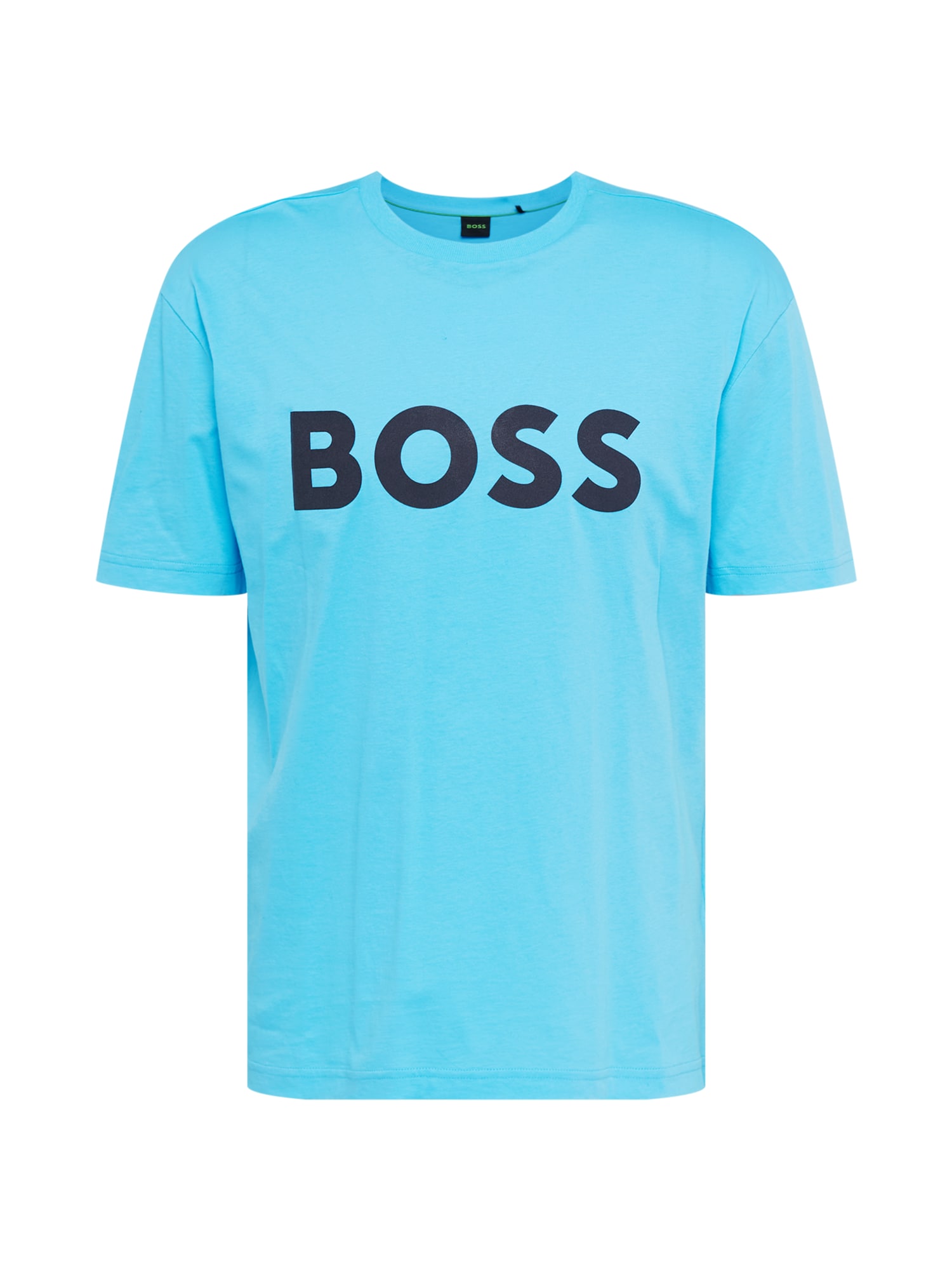 BOSS Green Majica 'TEE 1'  turkizna / črna
