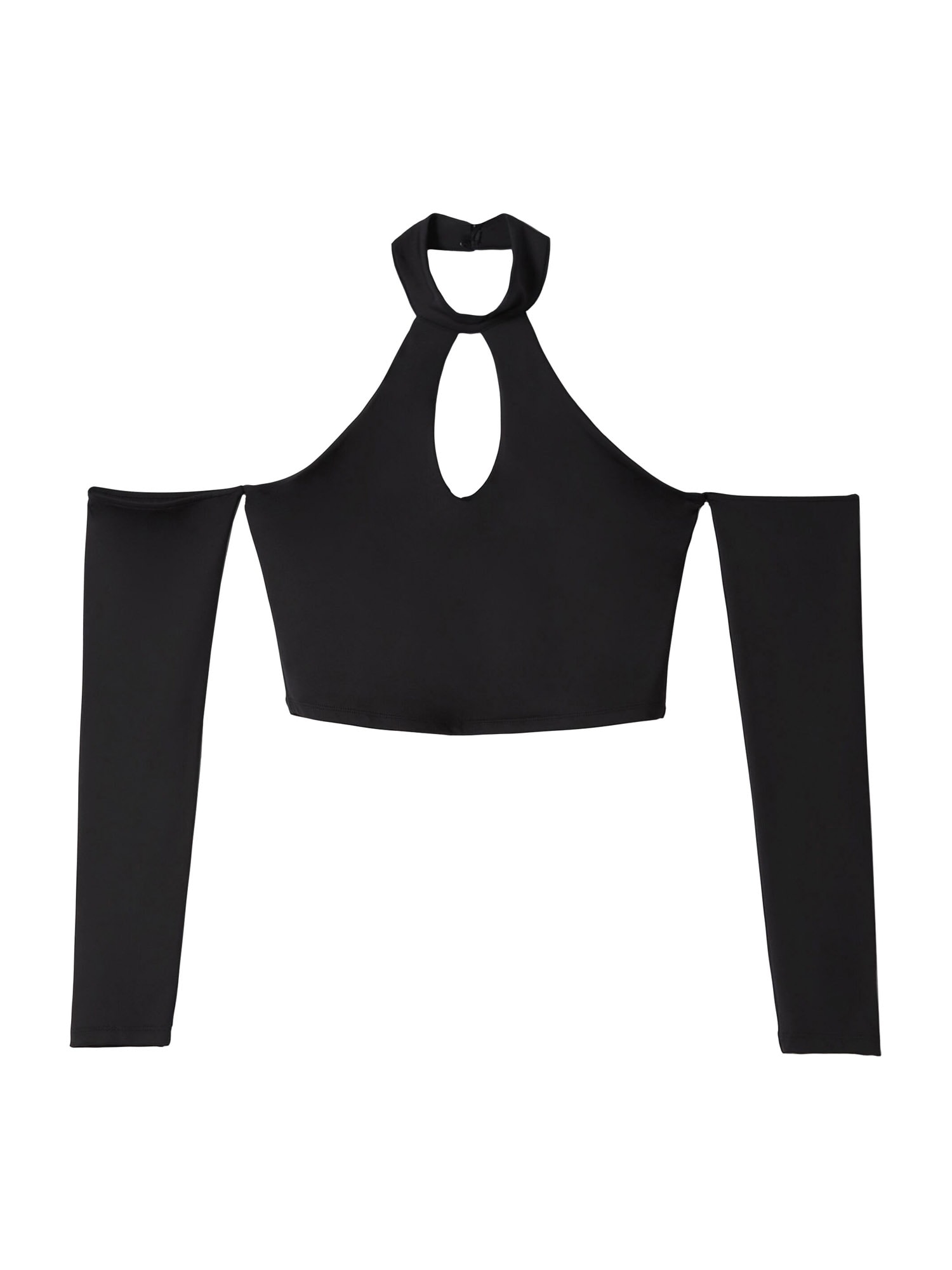 Bershka Majica  črna
