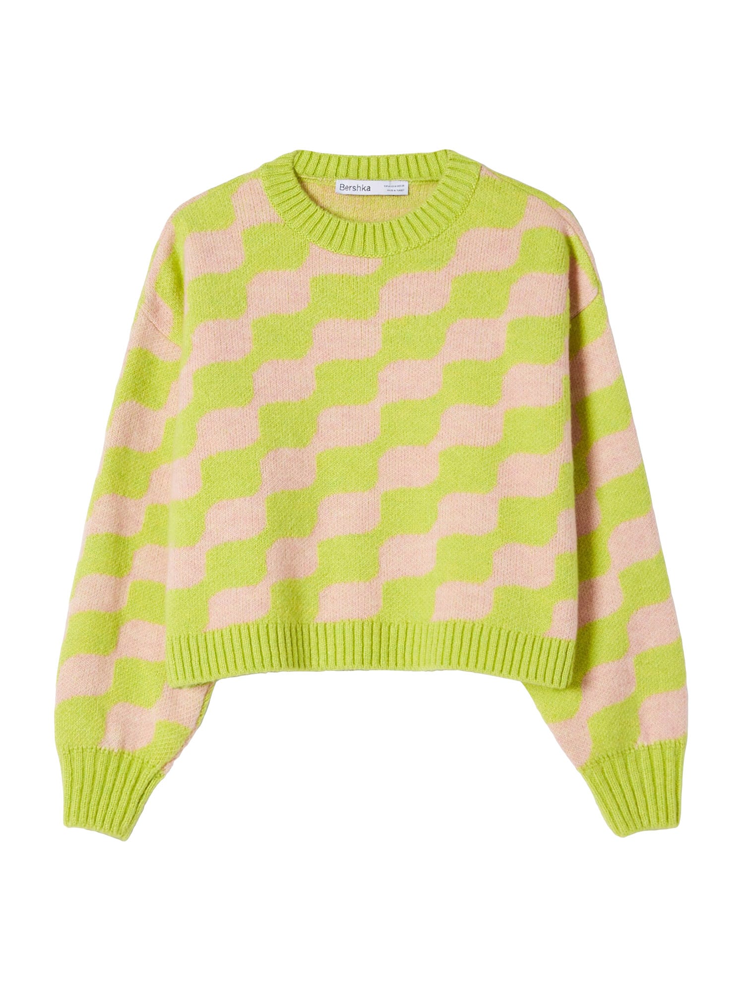 Bershka Pulover  jabolko / roza