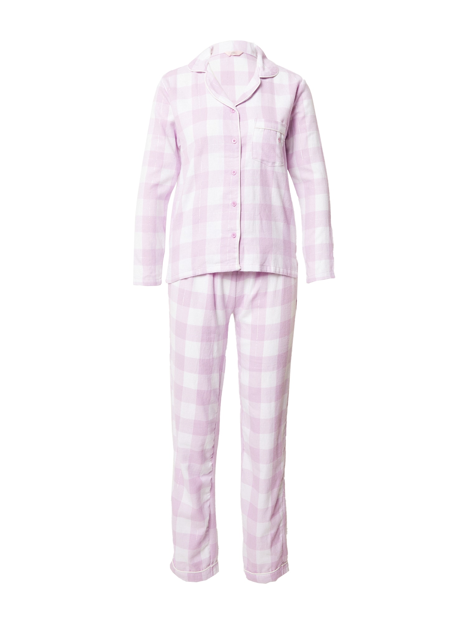 Boux Avenue Pižama  pastelno lila / bela