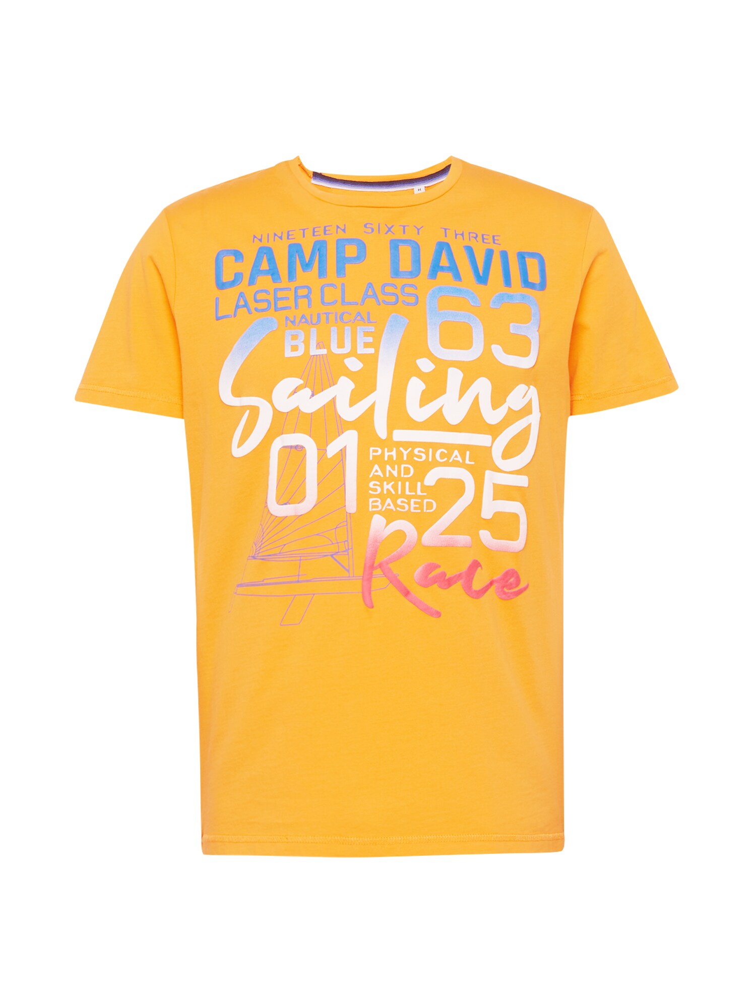 CAMP DAVID Majica  modra / oranžna / roza / rdeča / bela