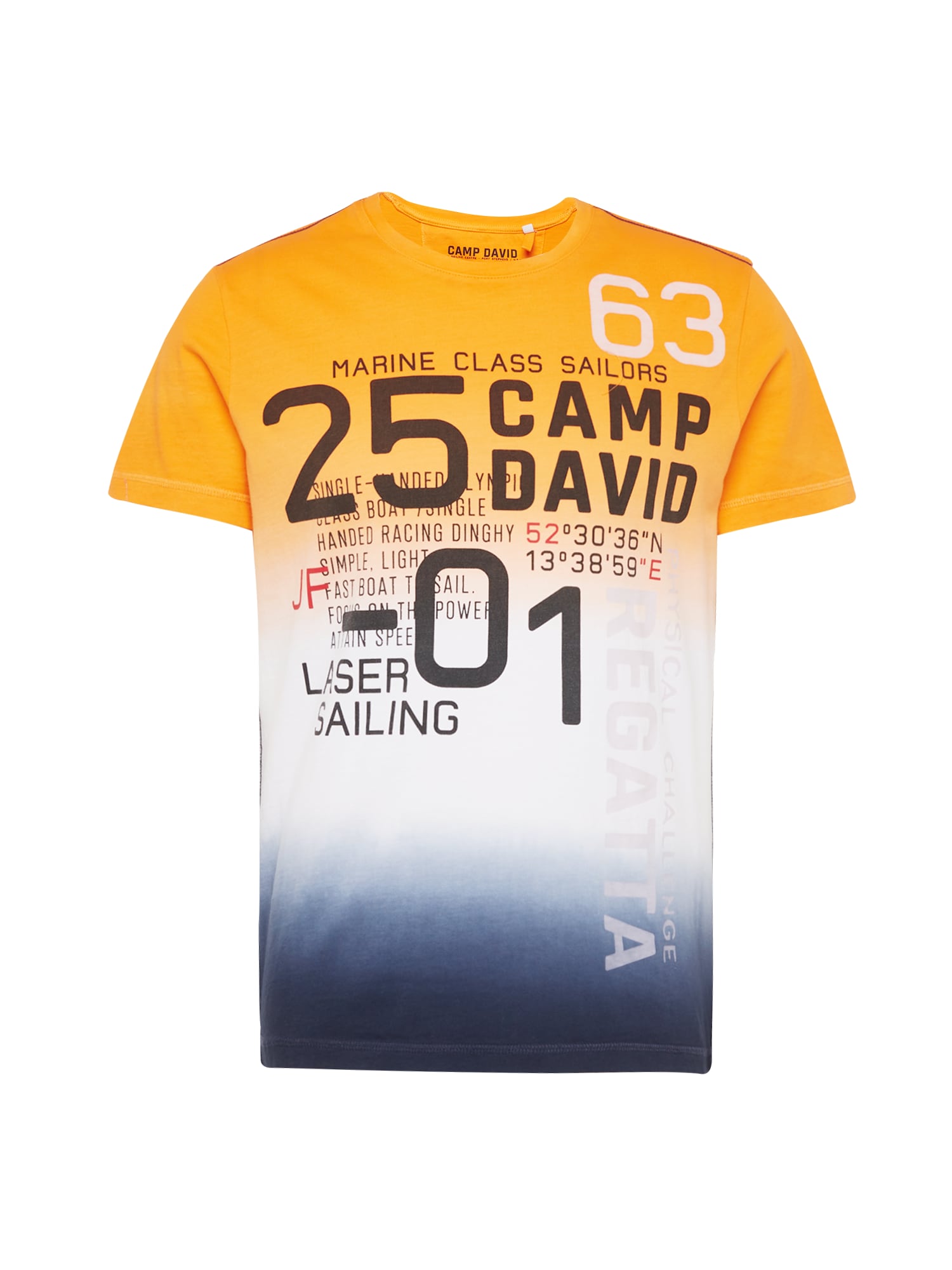 CAMP DAVID Majica  oranžna