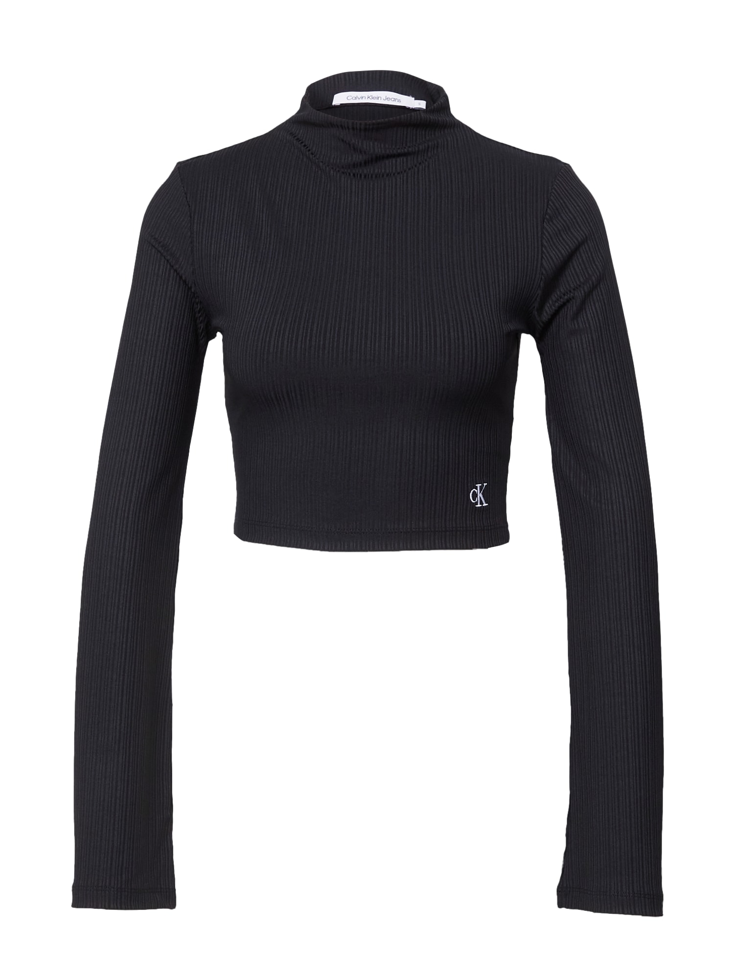 Calvin Klein Jeans Majica  črna / bela