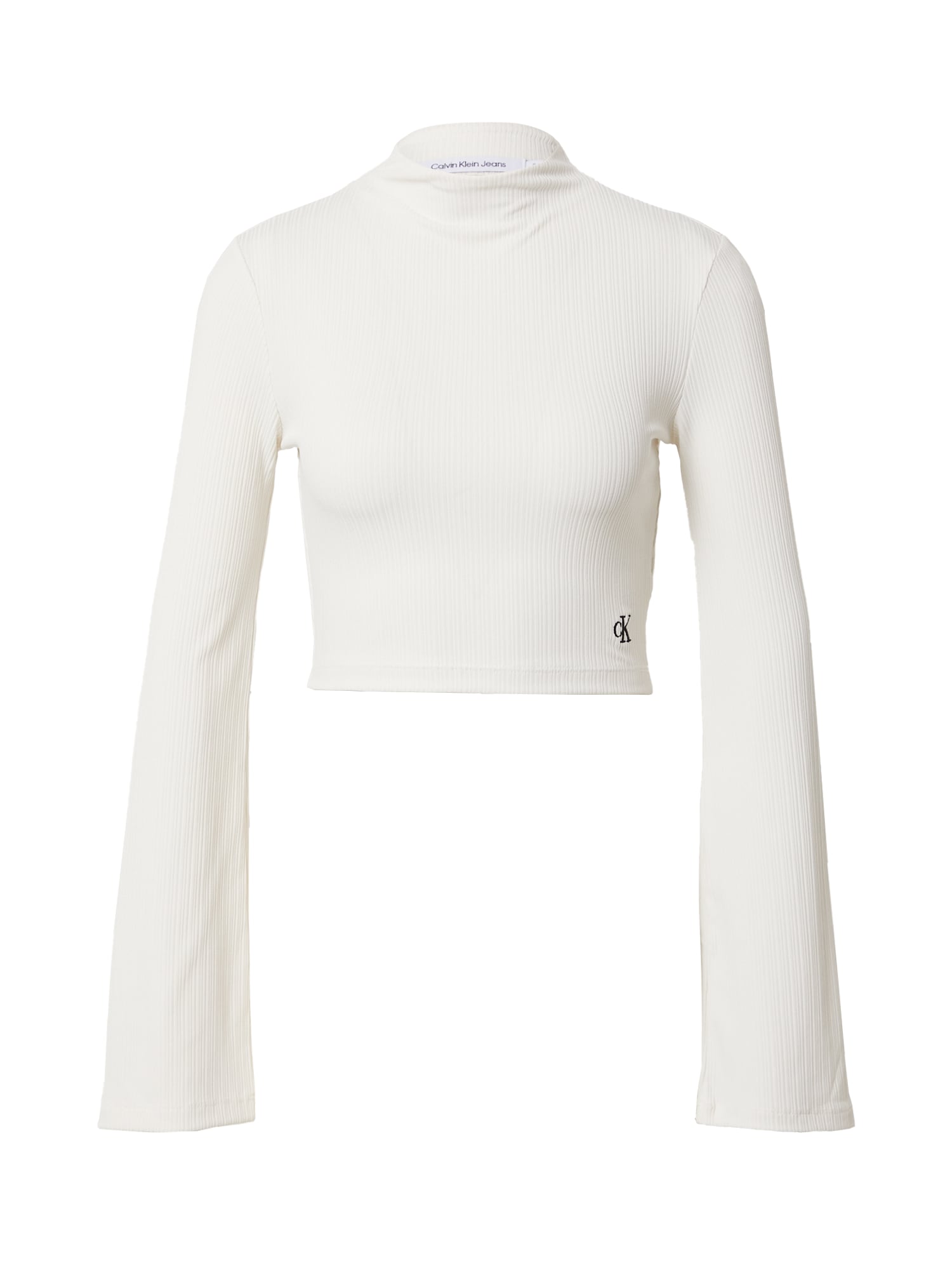 Calvin Klein Jeans Majica  slonovina / črna