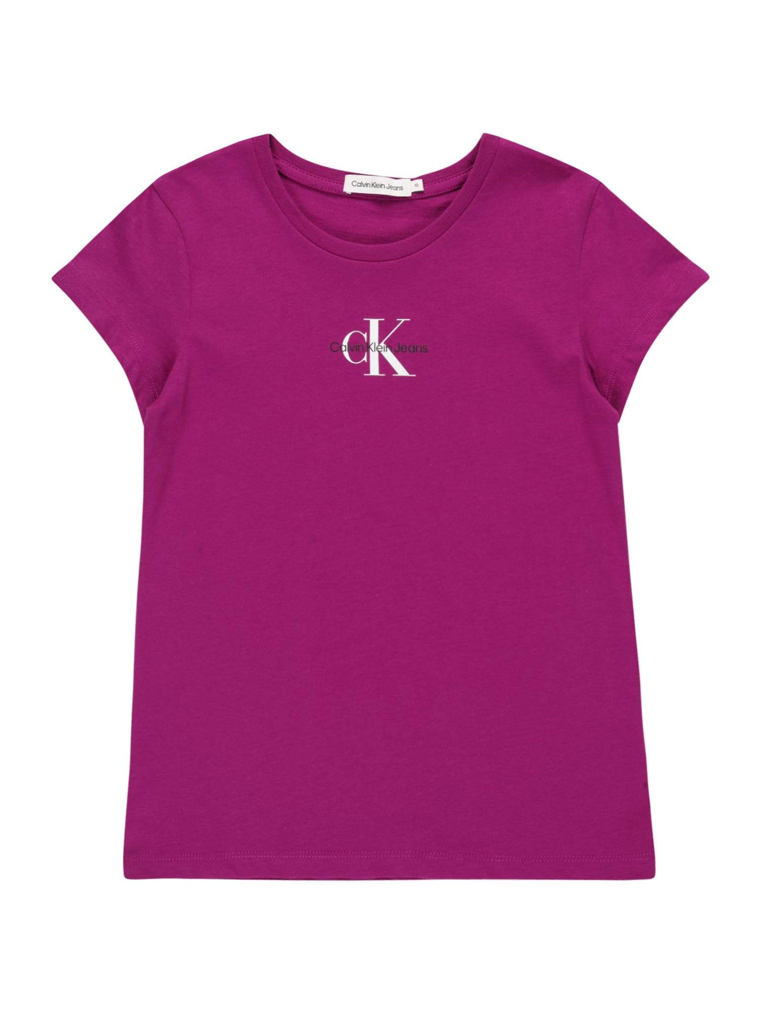 Calvin Klein Jeans Majica  vijolična / črna / bela