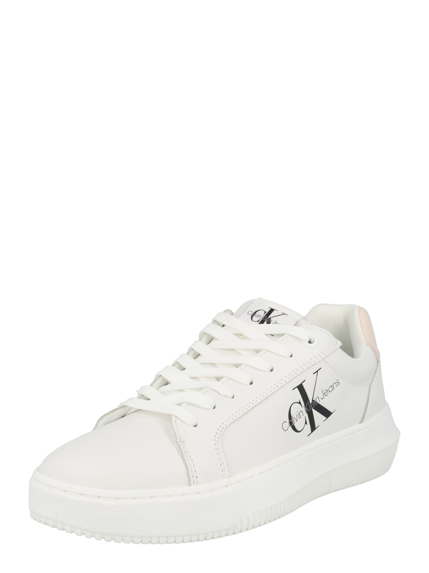 Calvin Klein Jeans Nizke superge  kremna / črna / bela