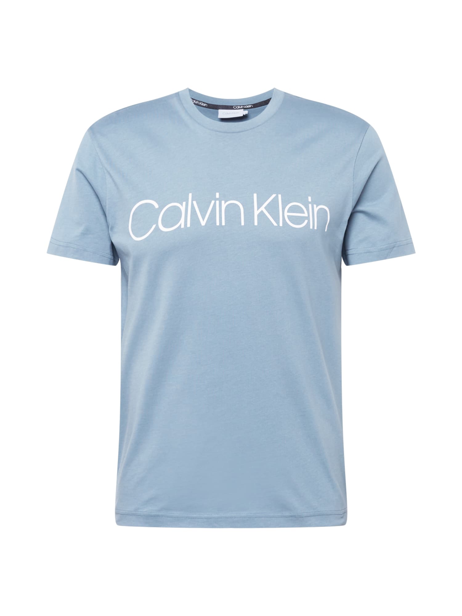 Calvin Klein Majica  svetlo siva / bela