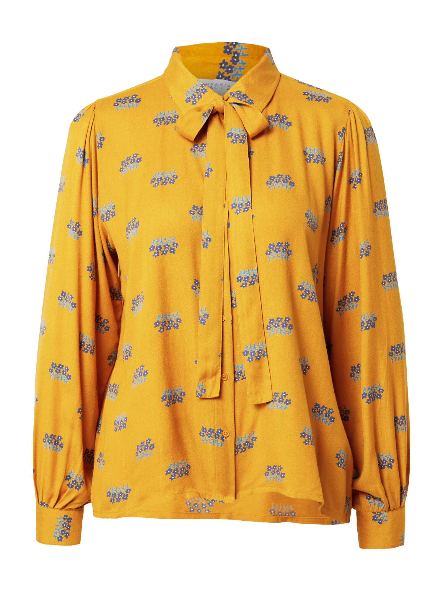 Compania Fantastica Bluza 'Camisa'  modra / indigo / kari / naravno bela