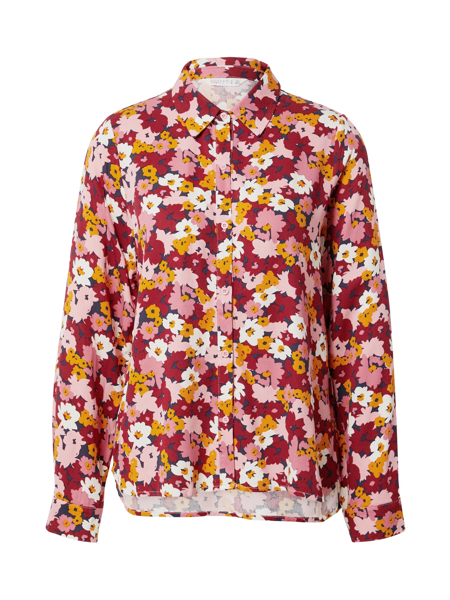Compania Fantastica Bluza 'Camisa'  mornarska / gorčica / roza / vinsko rdeča