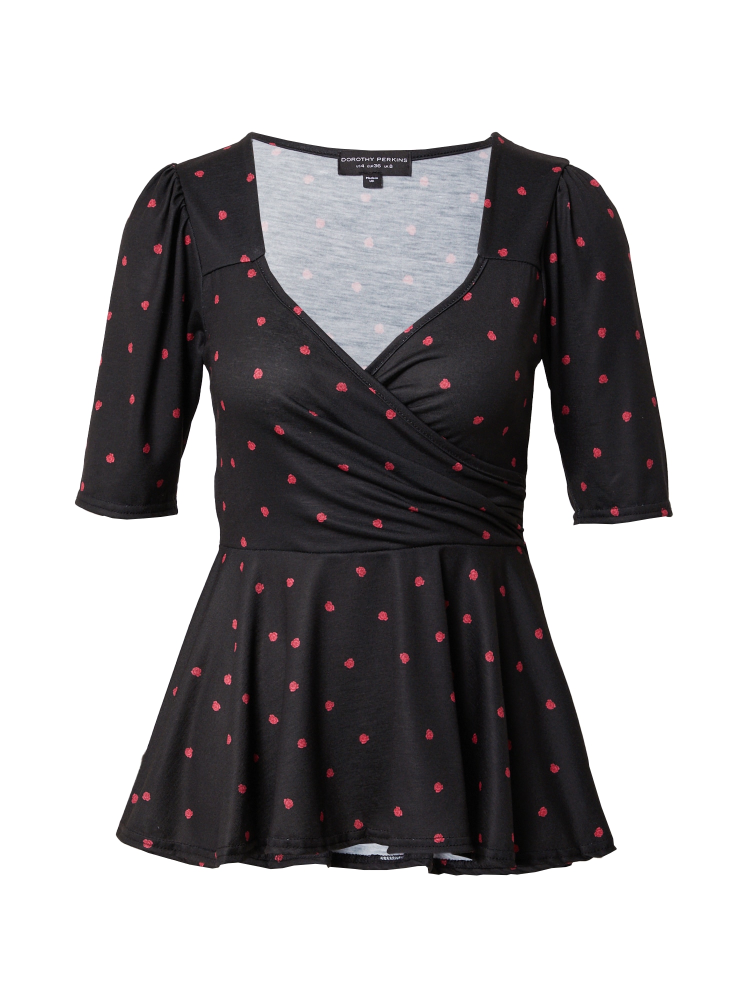 Dorothy Perkins Bluza  roza / črna