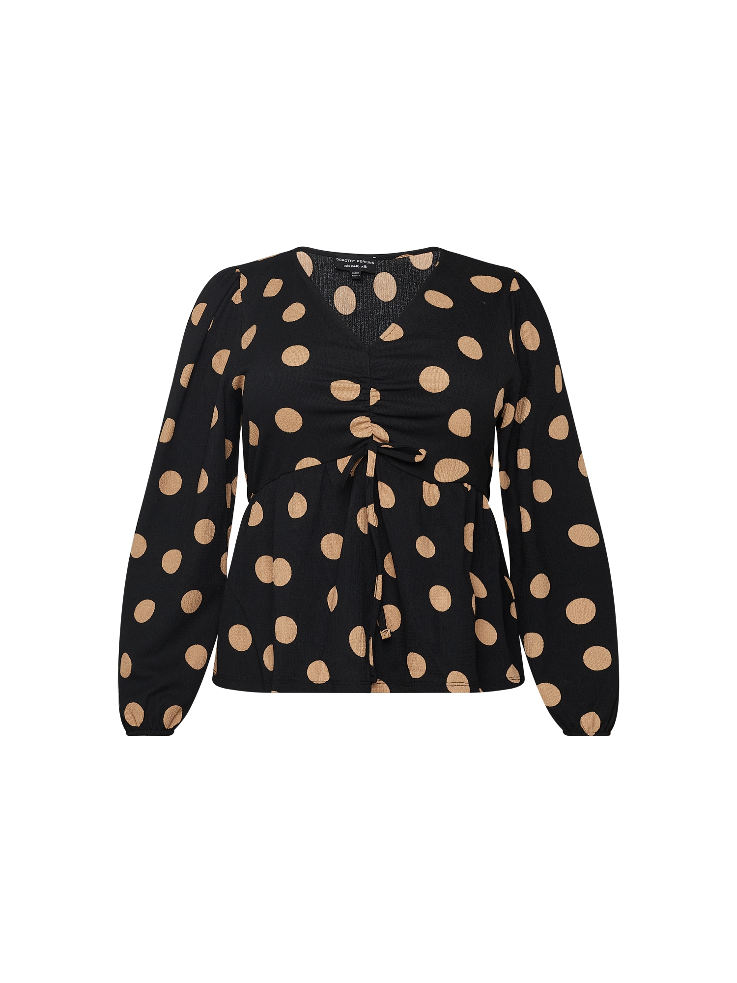 Dorothy Perkins Curve Bluza  bež / črna