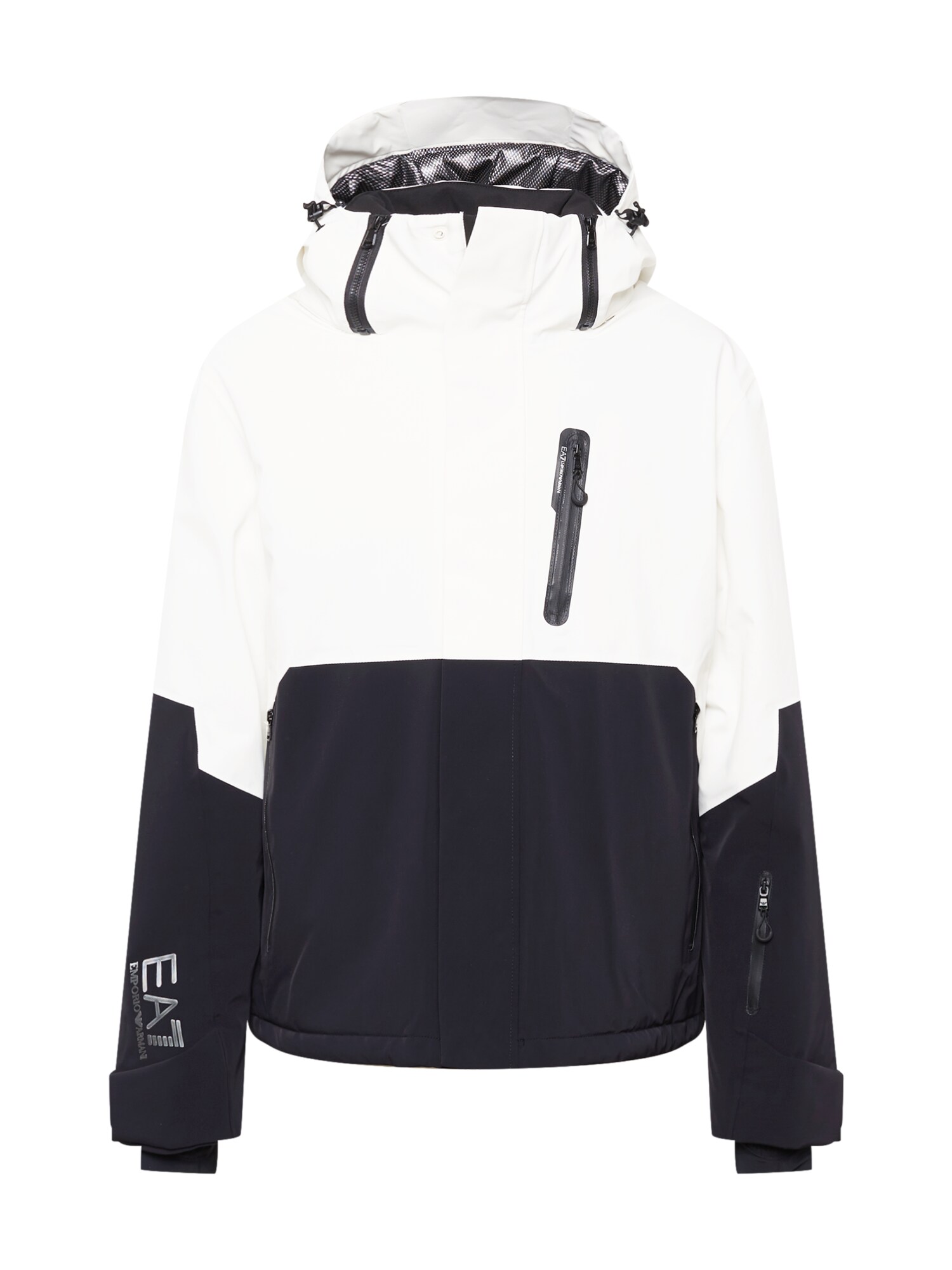 EA7 Emporio Armani Športna jakna  črna / bela