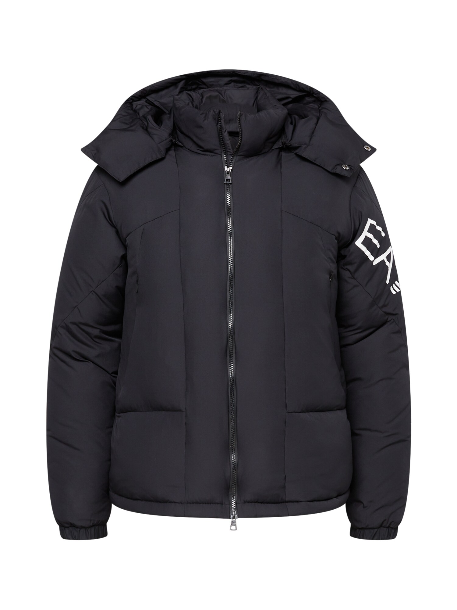EA7 Emporio Armani Zimska jakna  črna / bela