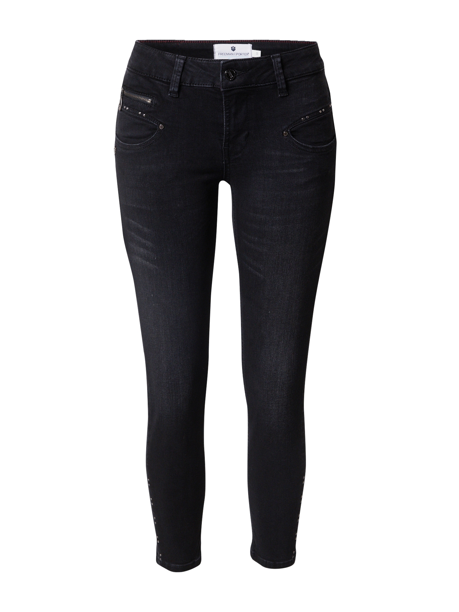 FREEMAN T. PORTER Kavbojke 'Alexa'  črn denim