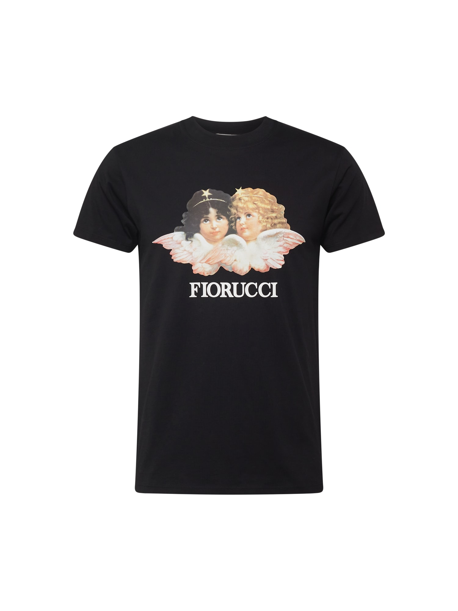 Fiorucci Majica  svetlo rumena / rosé / črna / bela