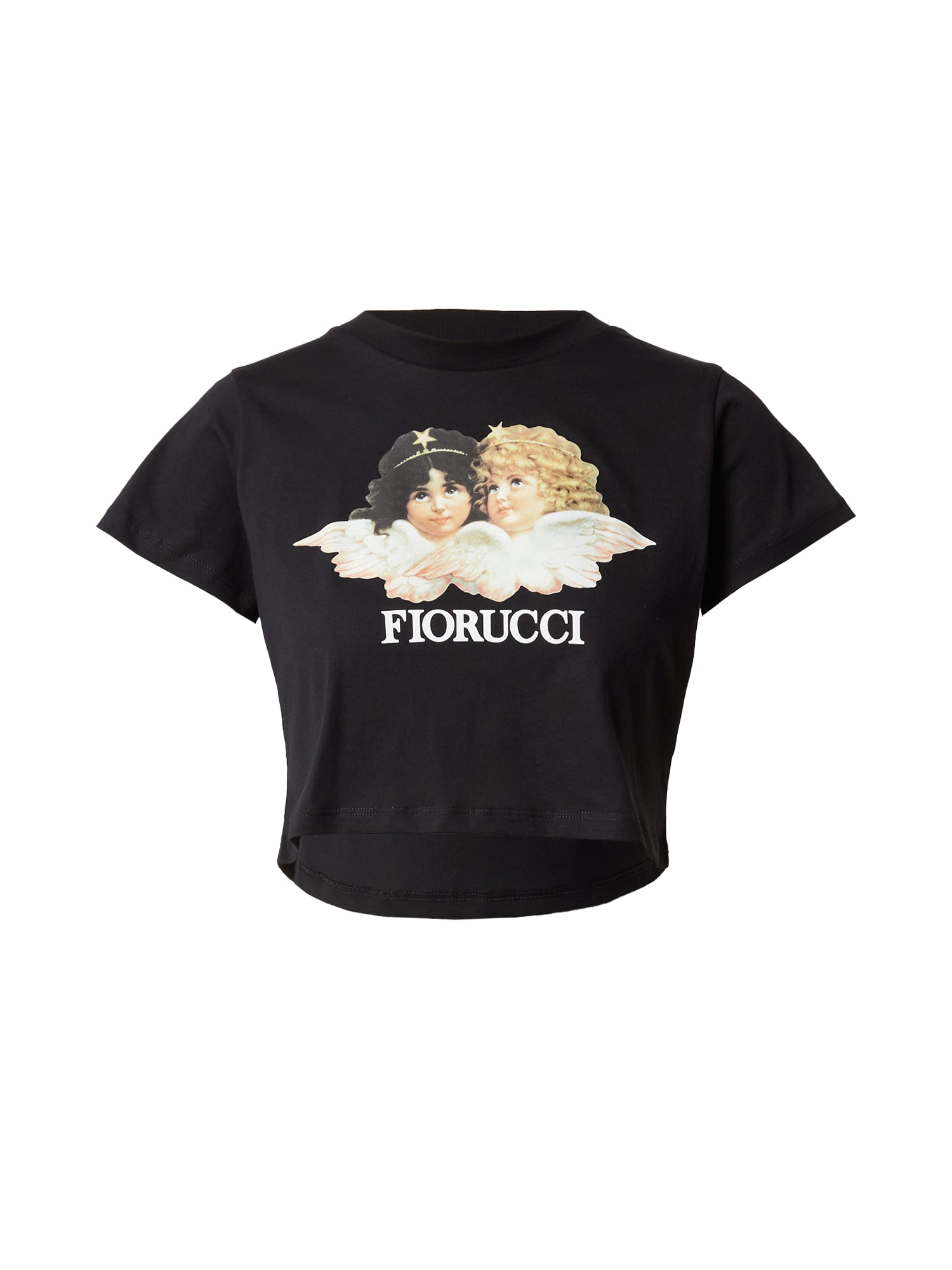 Fiorucci Majica  zlato-rumena / črna / bela