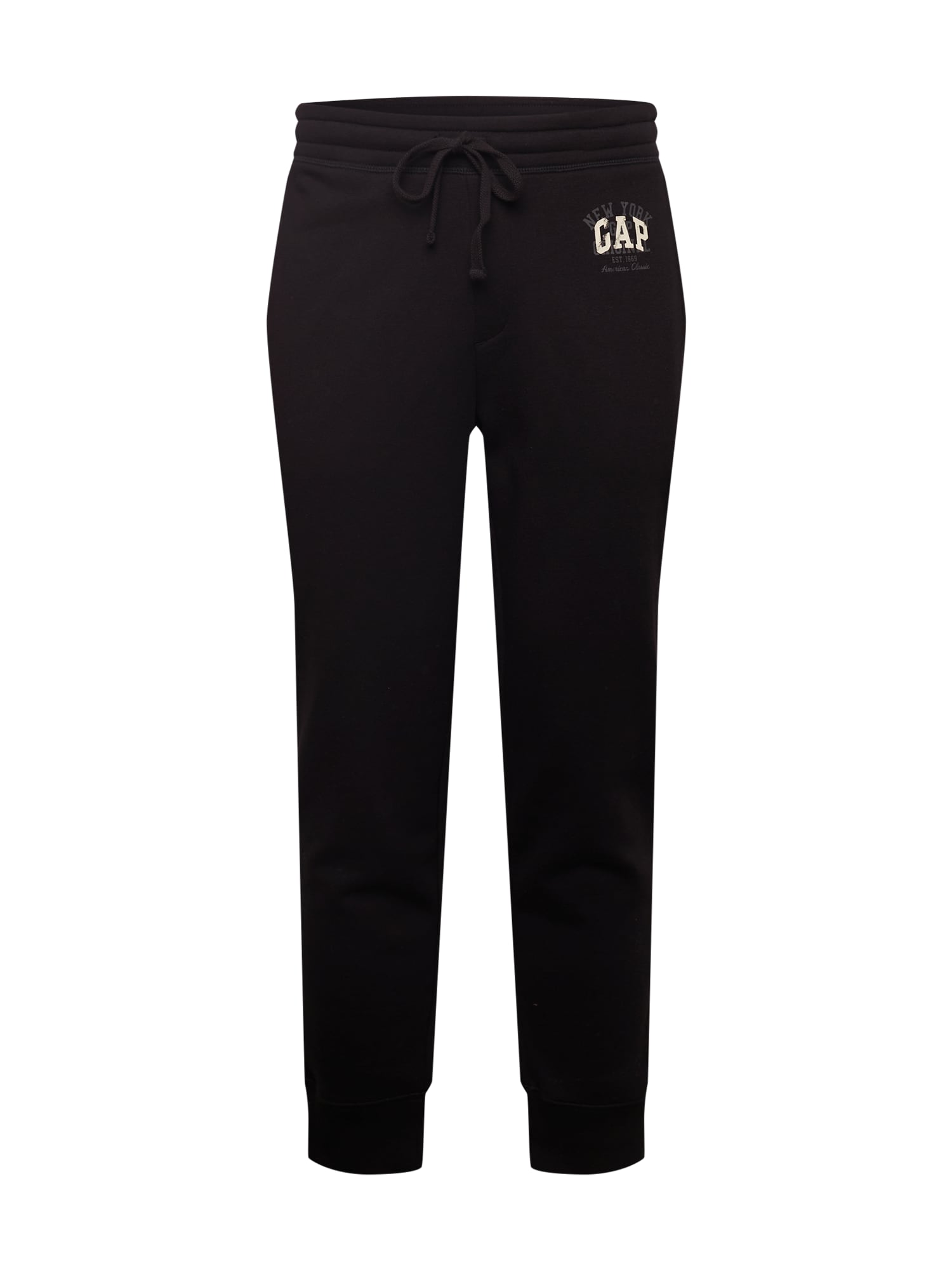 GAP Hlače  siva / črna / bela