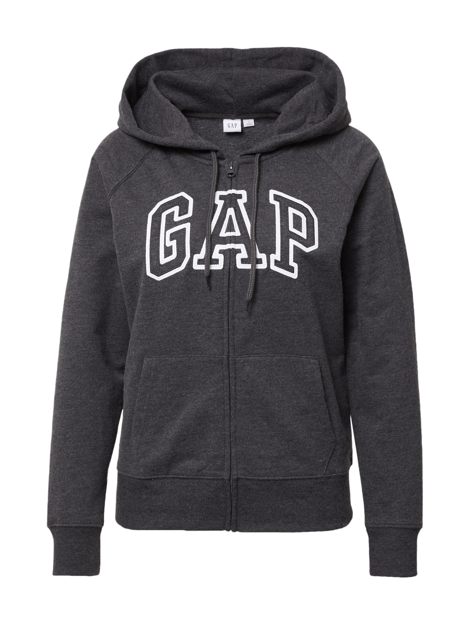 GAP Jopa na zadrgo 'FASH'  temno siva / bela