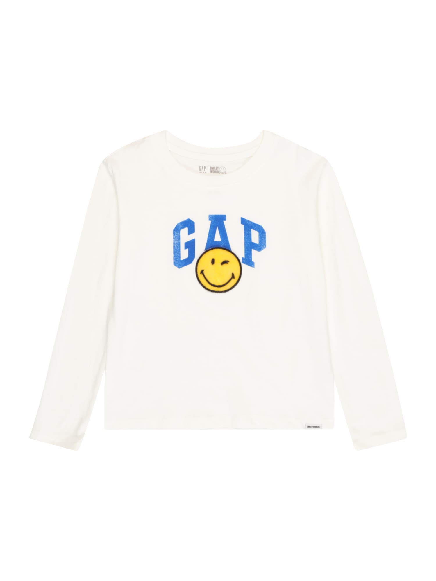GAP Majica 'SMILEY50 LS INTRV GR T - NOV'  off-bela