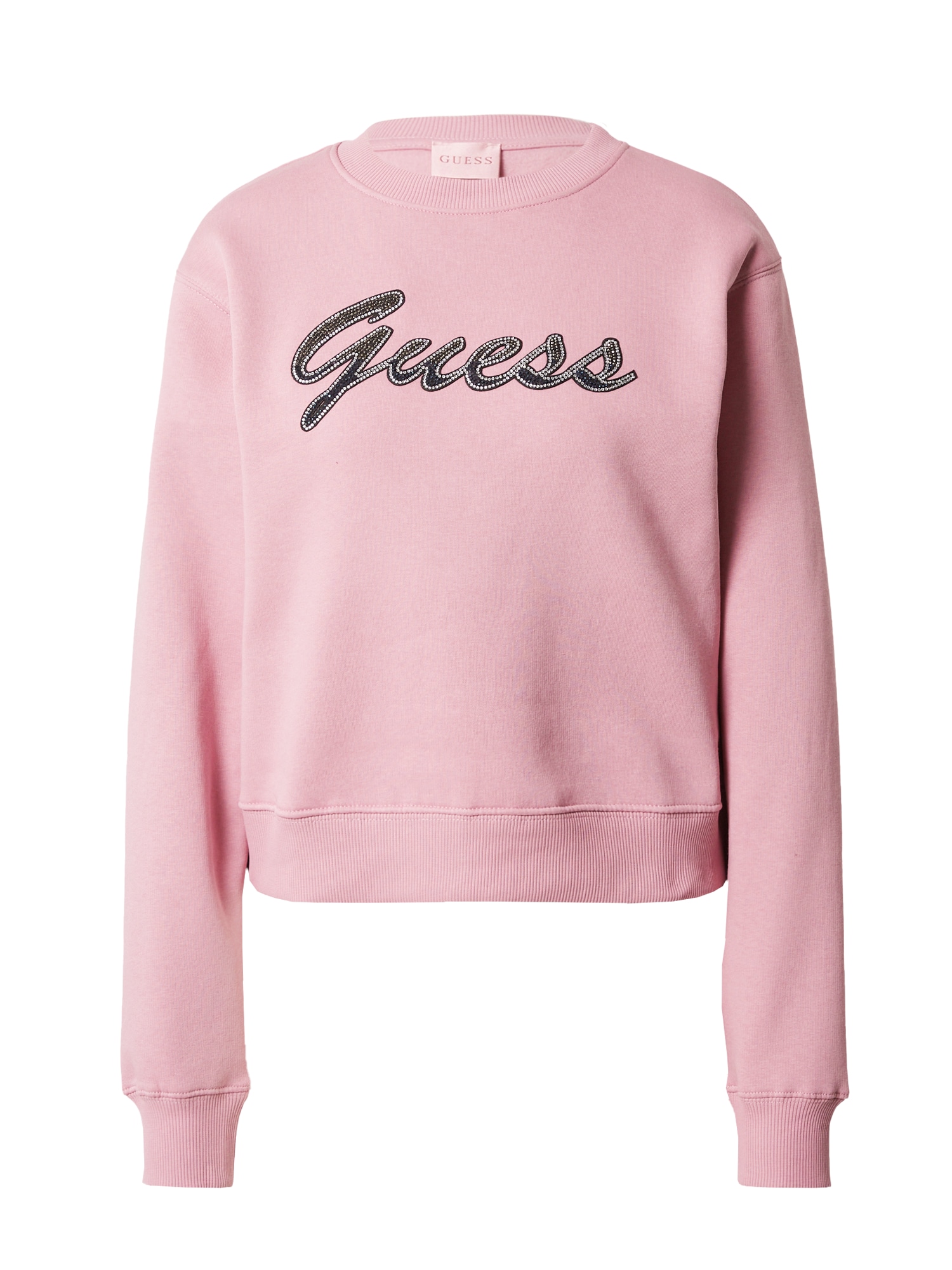 GUESS Majica 'ALONA'  rosé / črna / transparentna