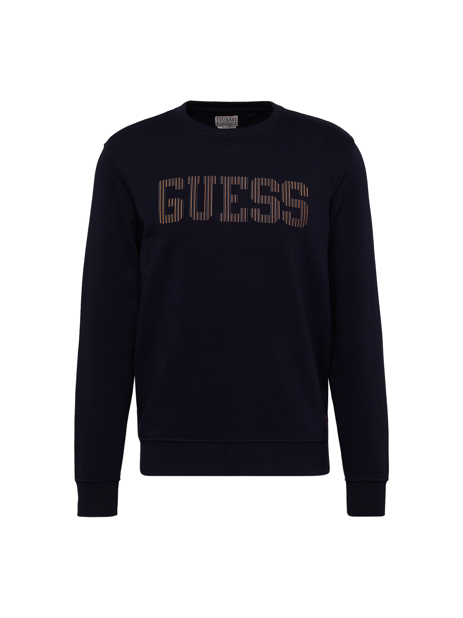 GUESS Majica  chamois / nočno modra