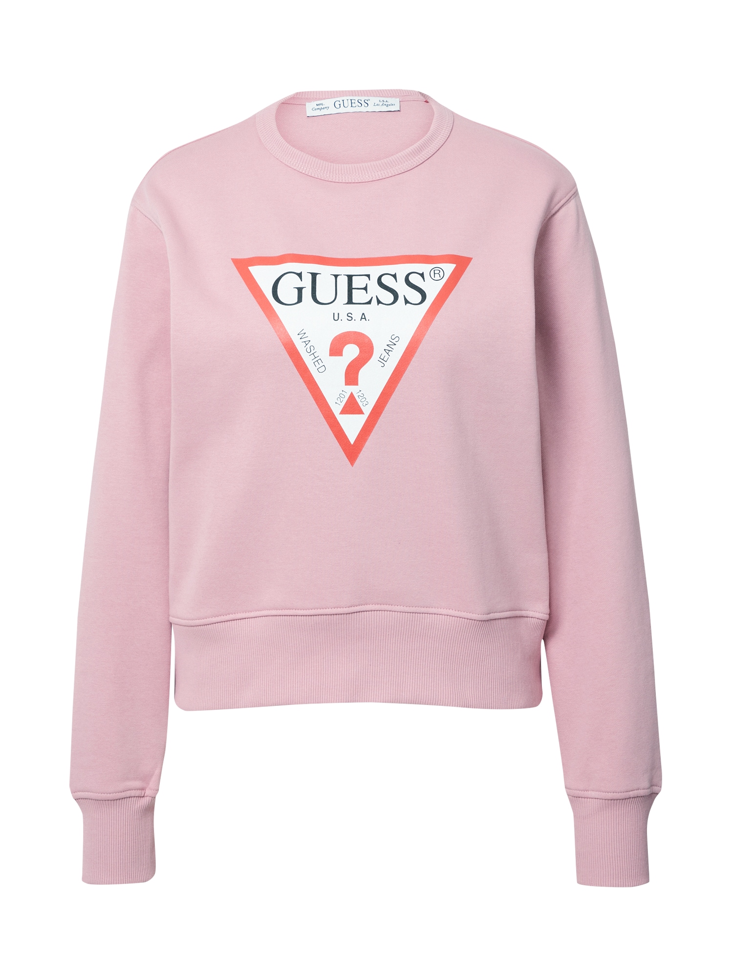 GUESS Majica  rosé / rdeča / črna / bela