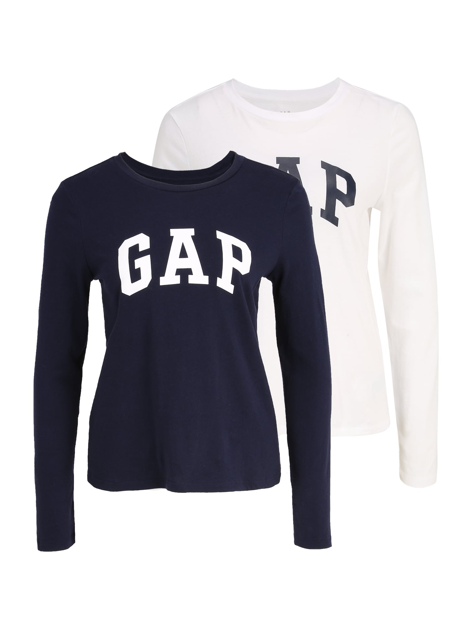 Gap Petite Majica 'FRANCHISE'  mornarska / bela