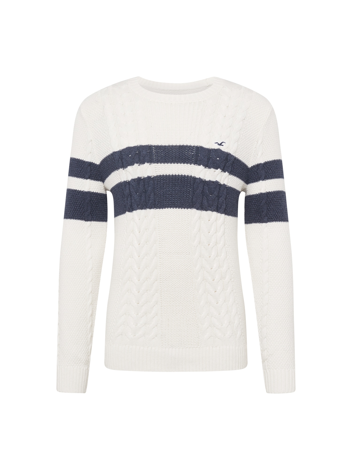HOLLISTER Pulover  marine / jajčna lupina