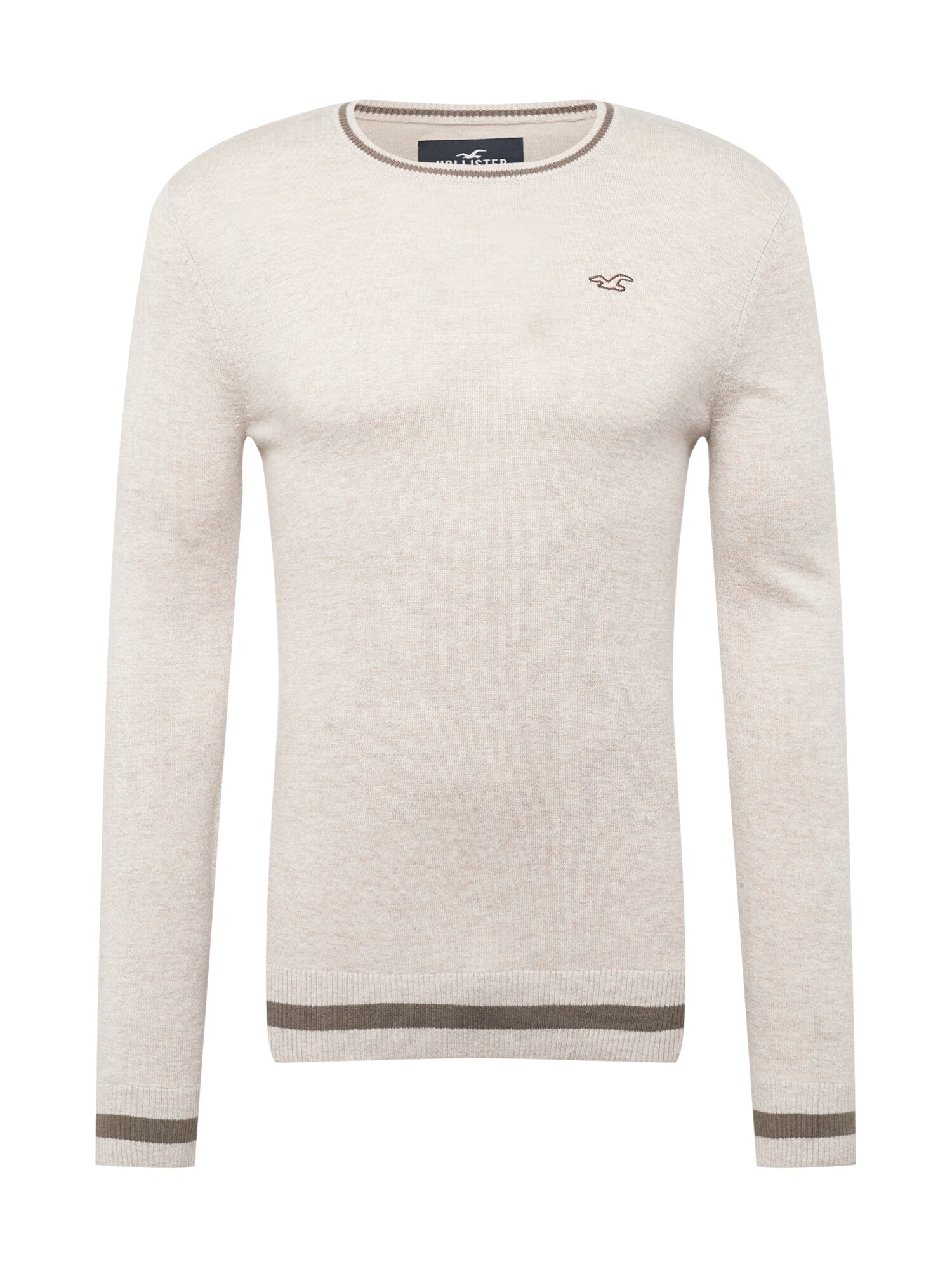 HOLLISTER Pulover  progasto bež / čokolada / mokka