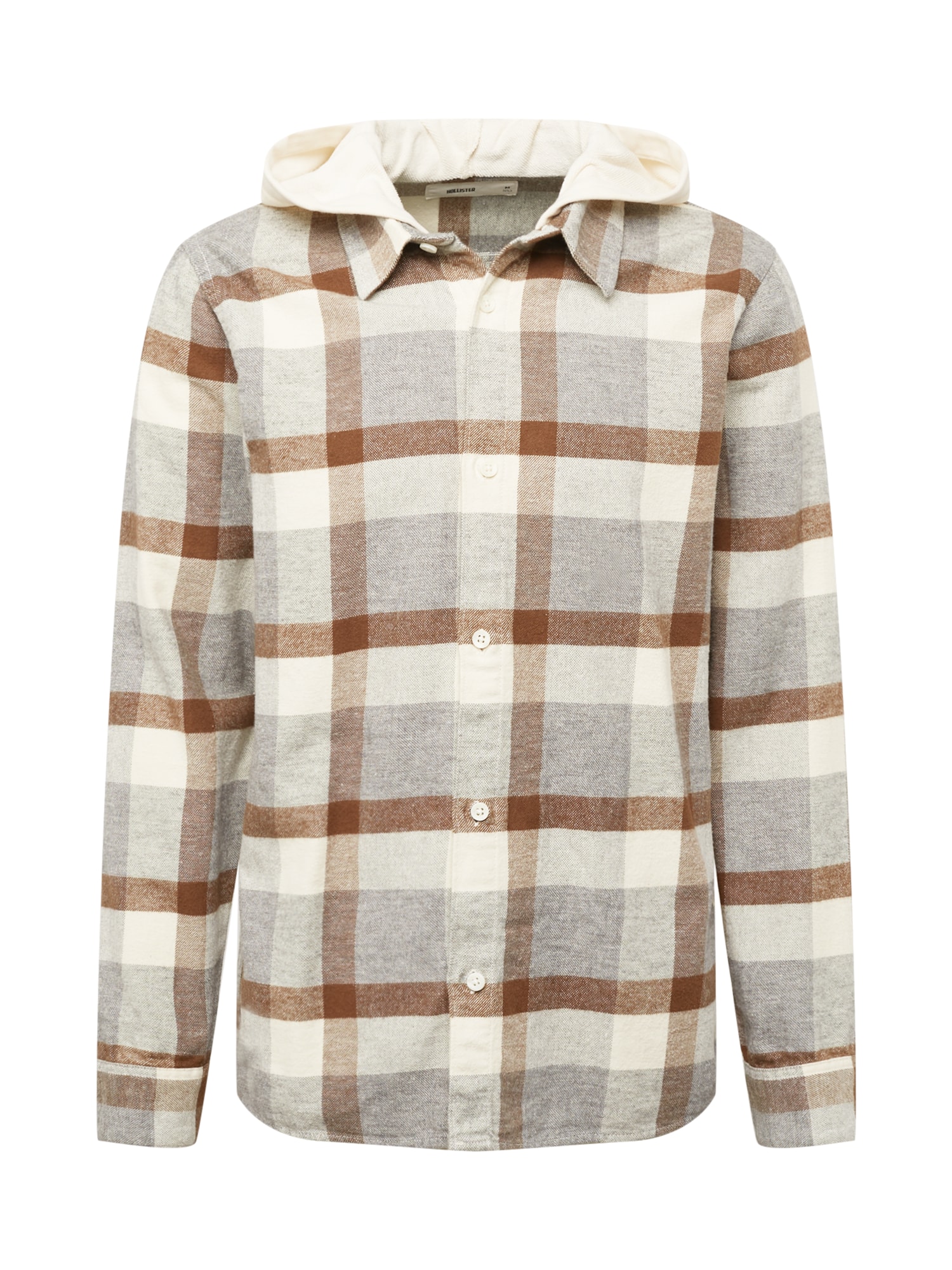 HOLLISTER Srajca  bež / rjava / siva / off-bela