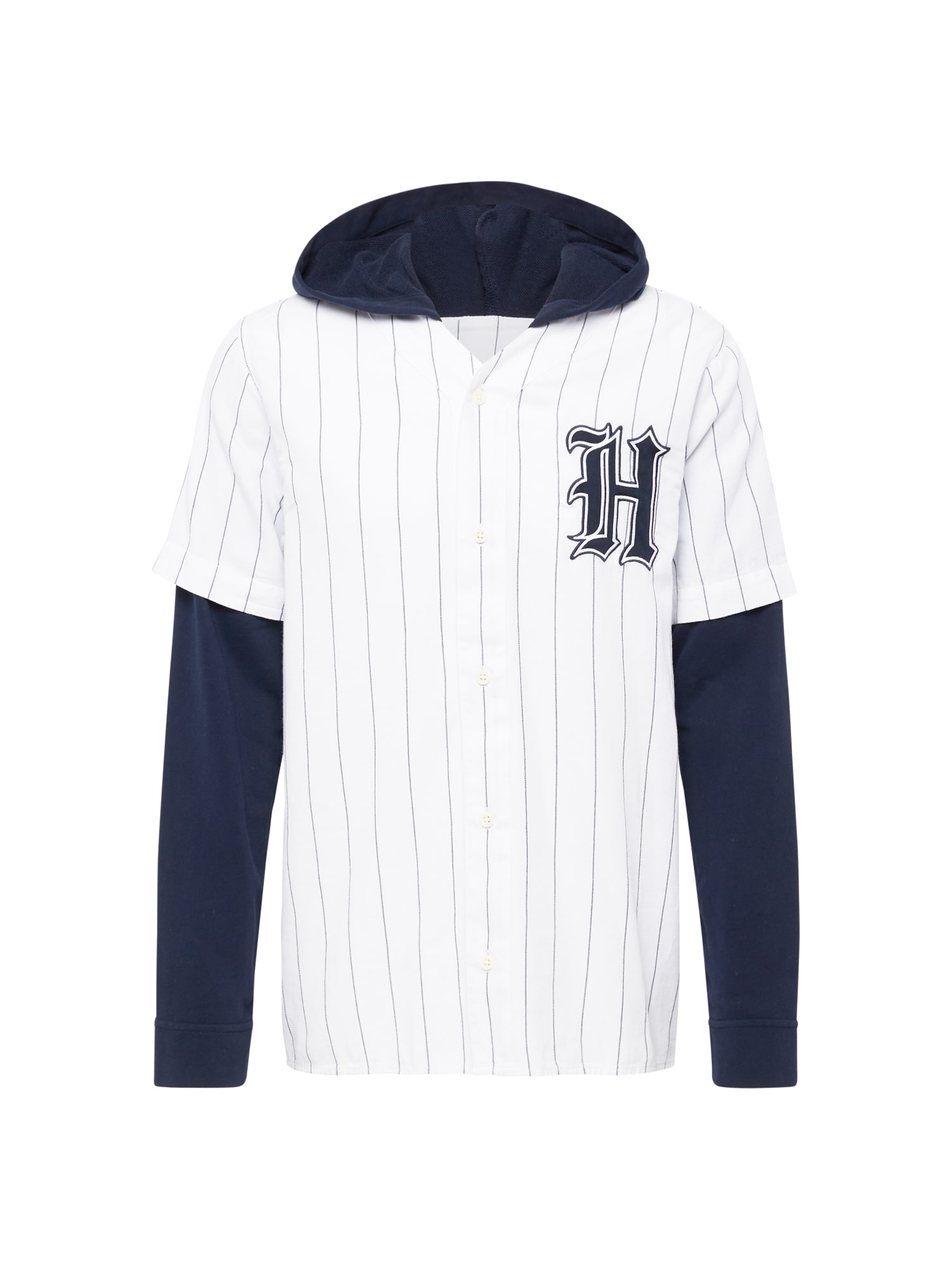 HOLLISTER Srajca  temno modra / bela