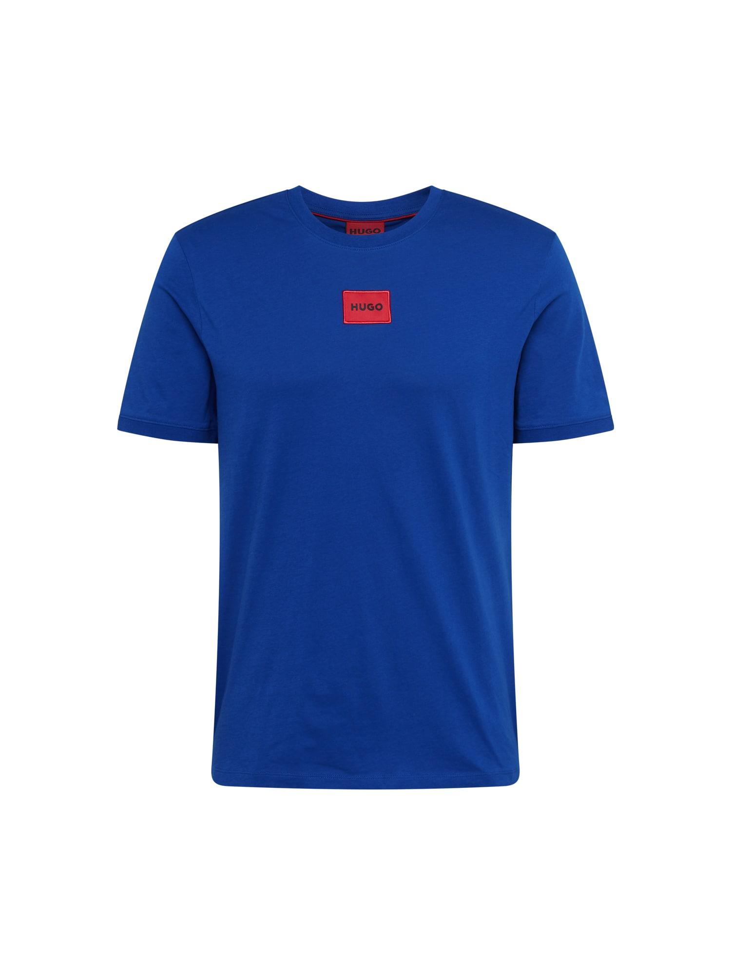 HUGO Majica 'Diragolino'  kraljevo modra / rdeča