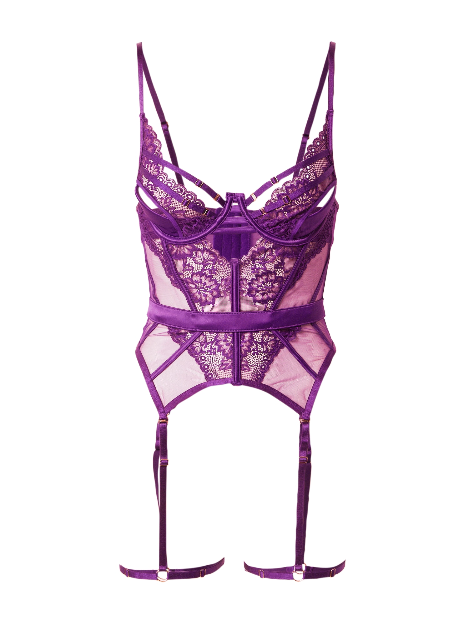 Hunkemöller Steznik 'Roxanne'  temno liila