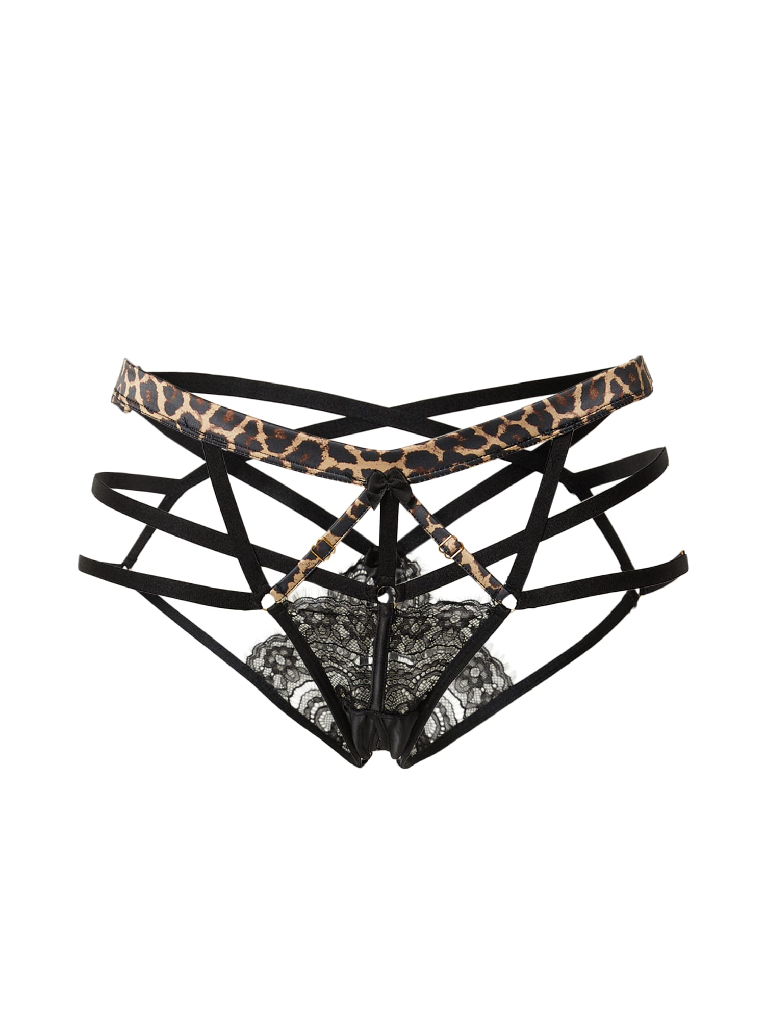 Hunkemöller Tangice  karamel / svetlo rjava / črna
