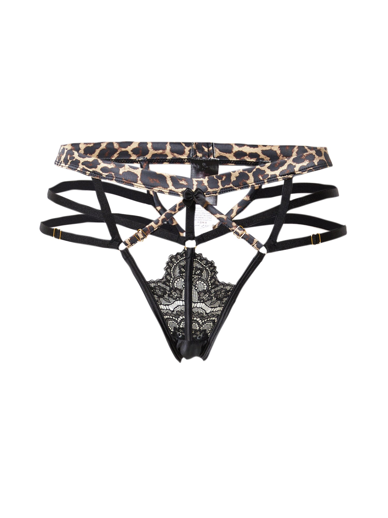 Hunkemöller Tangice  pesek / rjava / črna