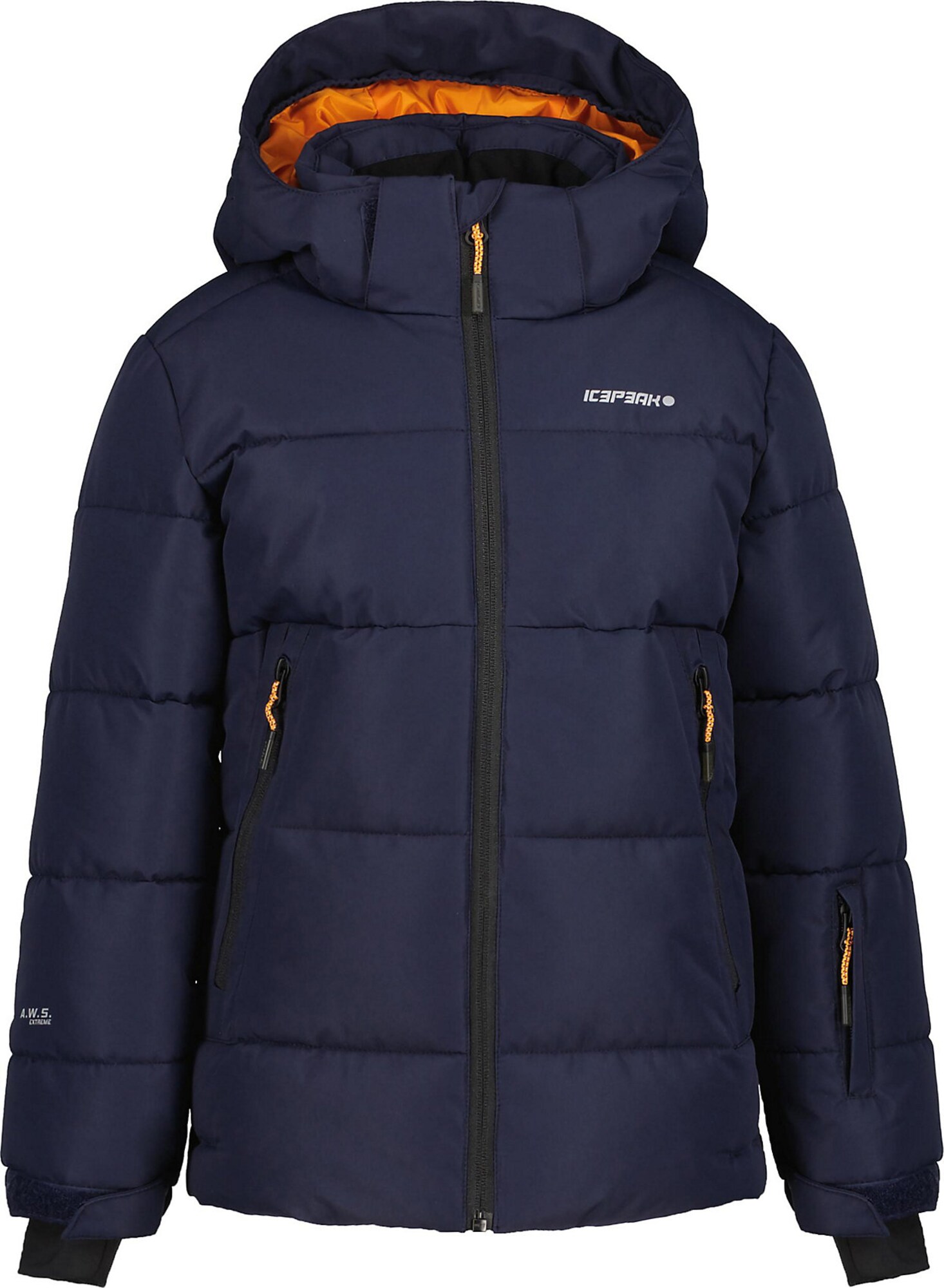 ICEPEAK Zimska jakna  temno modra / oranžna