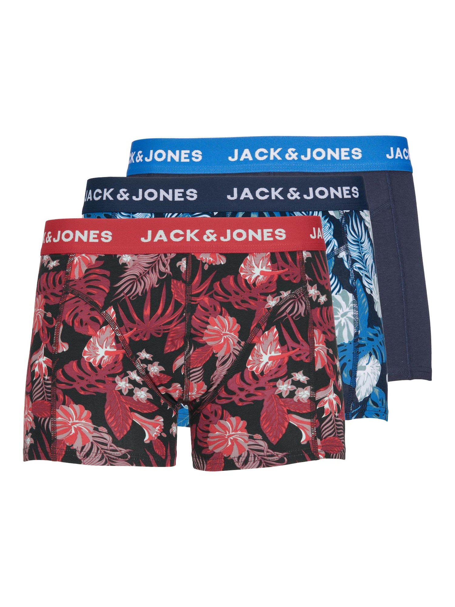 JACK & JONES Boksarice 'JOEL'  bež / modra / mornarska / azur / roza / rdeča / vinsko rdeča / bela