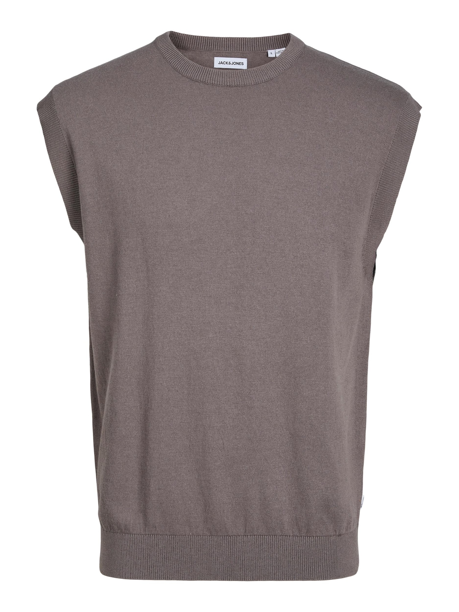 JACK & JONES Brezrokavnik 'Emil'  mokka